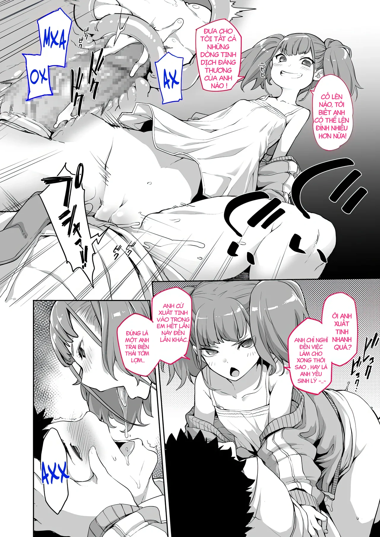 HentaiVN.net - Ảnh 30 - [Hamens (SAKULA)] Mesugaki ga Arawareta! 2 - Chapter 1