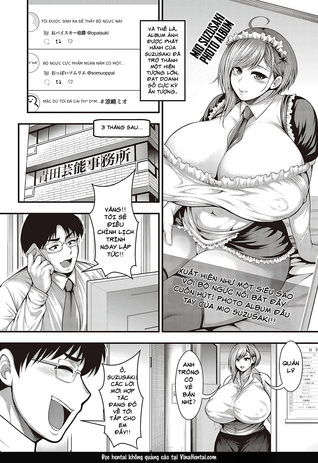 HentaiVN.net - Ảnh 42 - Cô Người Mẫu Ngực Khủng Của Tôi - Chap 1