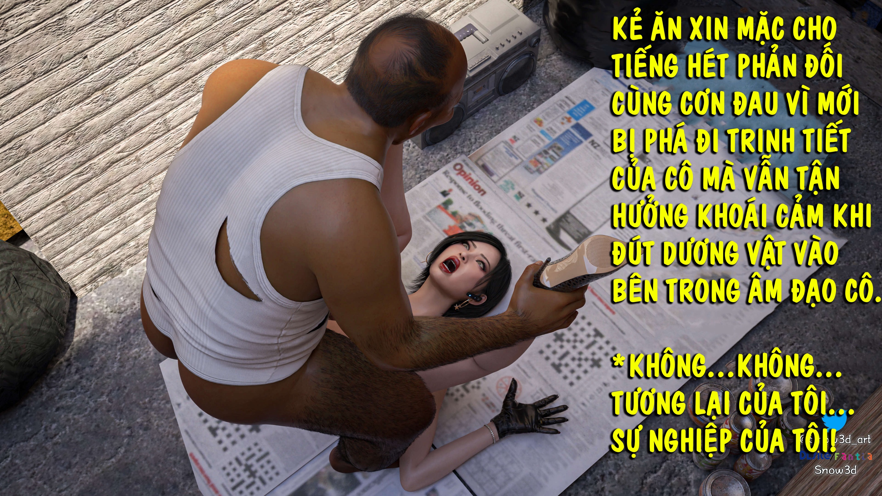 HentaiVN.net - Ảnh 105 - Ada Wong Và Kẻ Ăn Mày - Chap 2