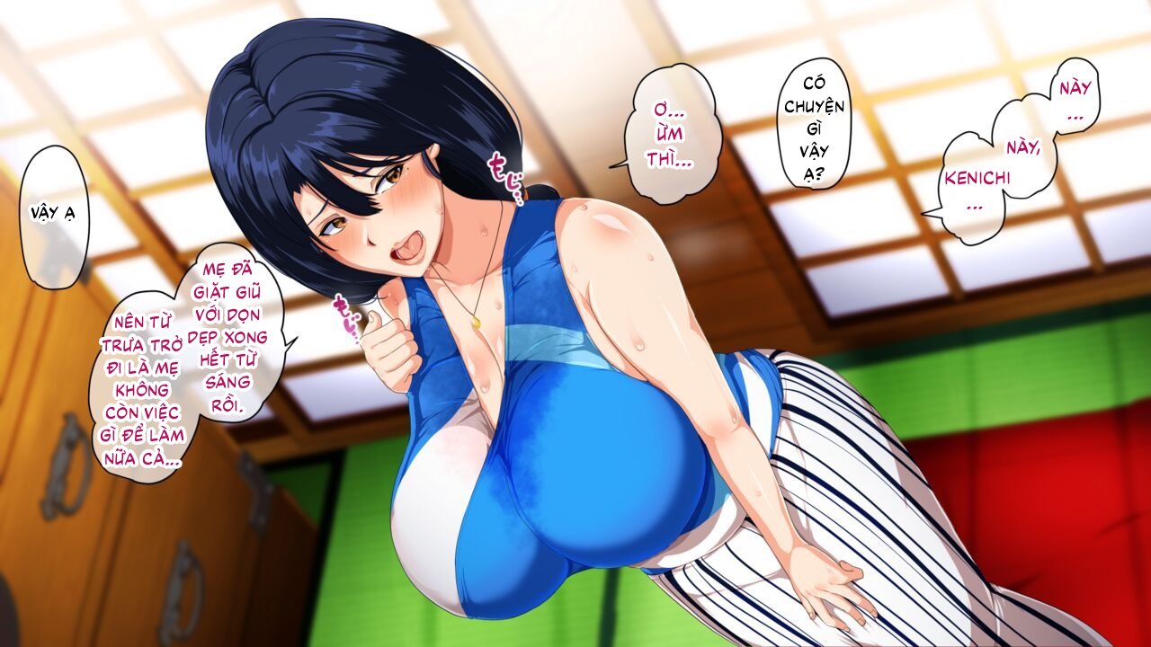 HentaiVN.net - Ảnh 38 - Natsu Koi Haha ~Black Kigyou de Tsubureta Ore to Kaa-san no Ichika no Koi~ - Chap 2