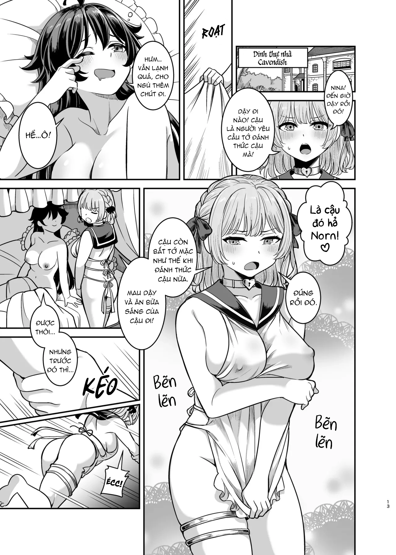 HentaiVN.net - Ảnh 12 - Khoá Huấn Luyện Nô Lệ Tình Dục Của Cô Chủ Yandere - oneshot