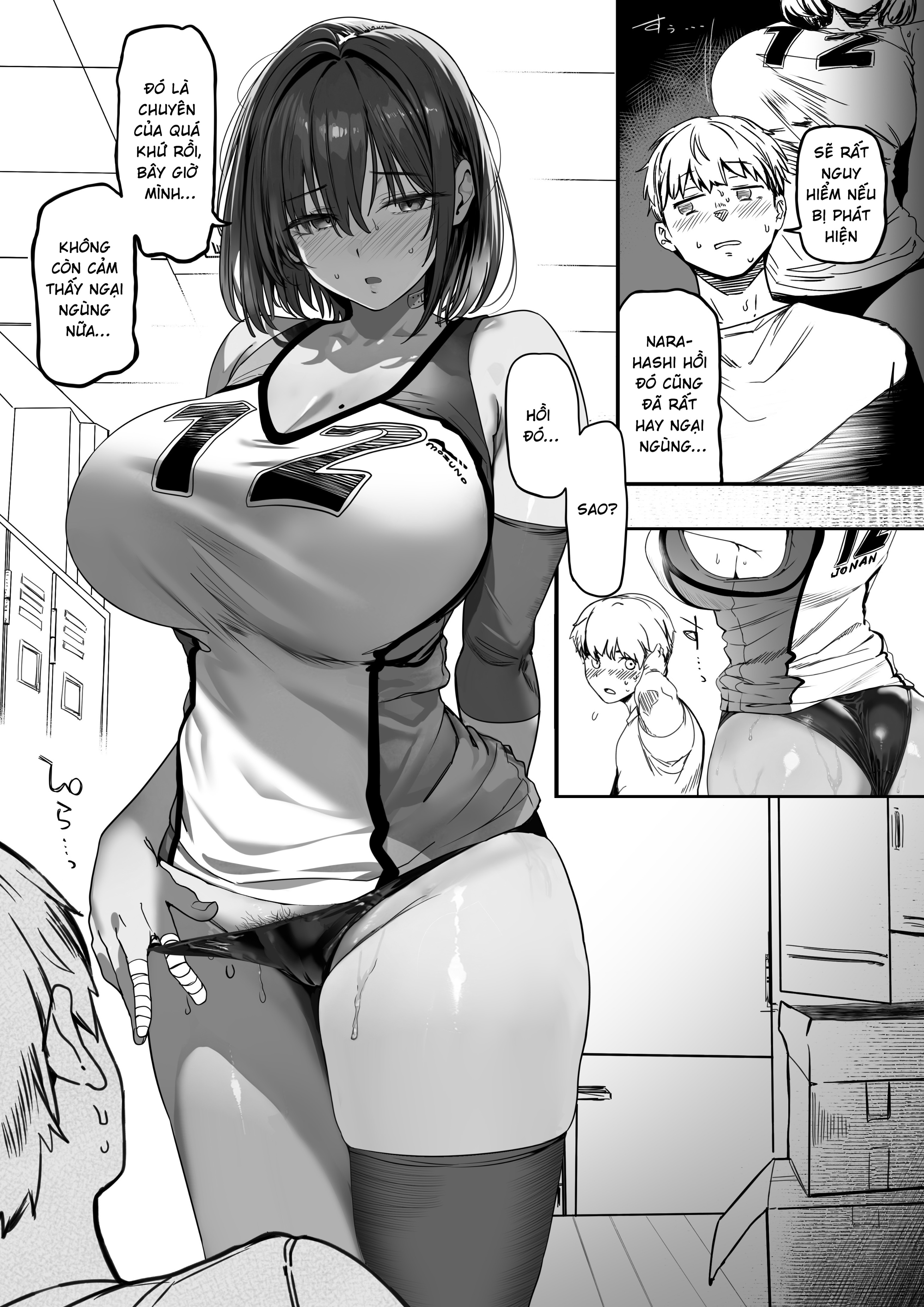 HentaiVN.net - Ảnh 11 - Koushinchou Volley-bu no Seisokei Kanojo ga Senpai no Mono ni Natte Shimau Ichibushijuu - Chap 2