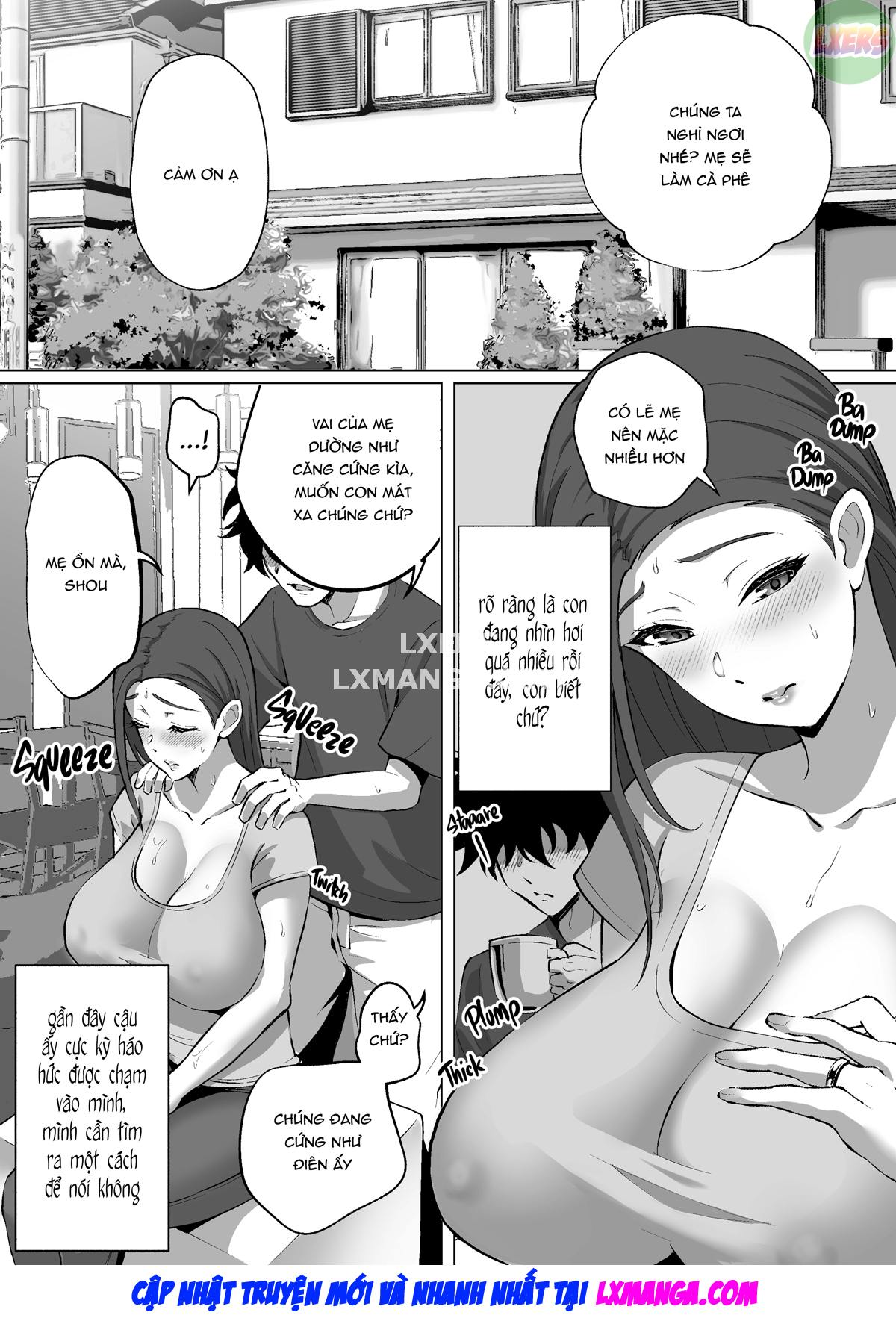 HentaiVN.net - Ảnh 12 - Mẹ kế ngực khủng giúp tôi học - Oneshot