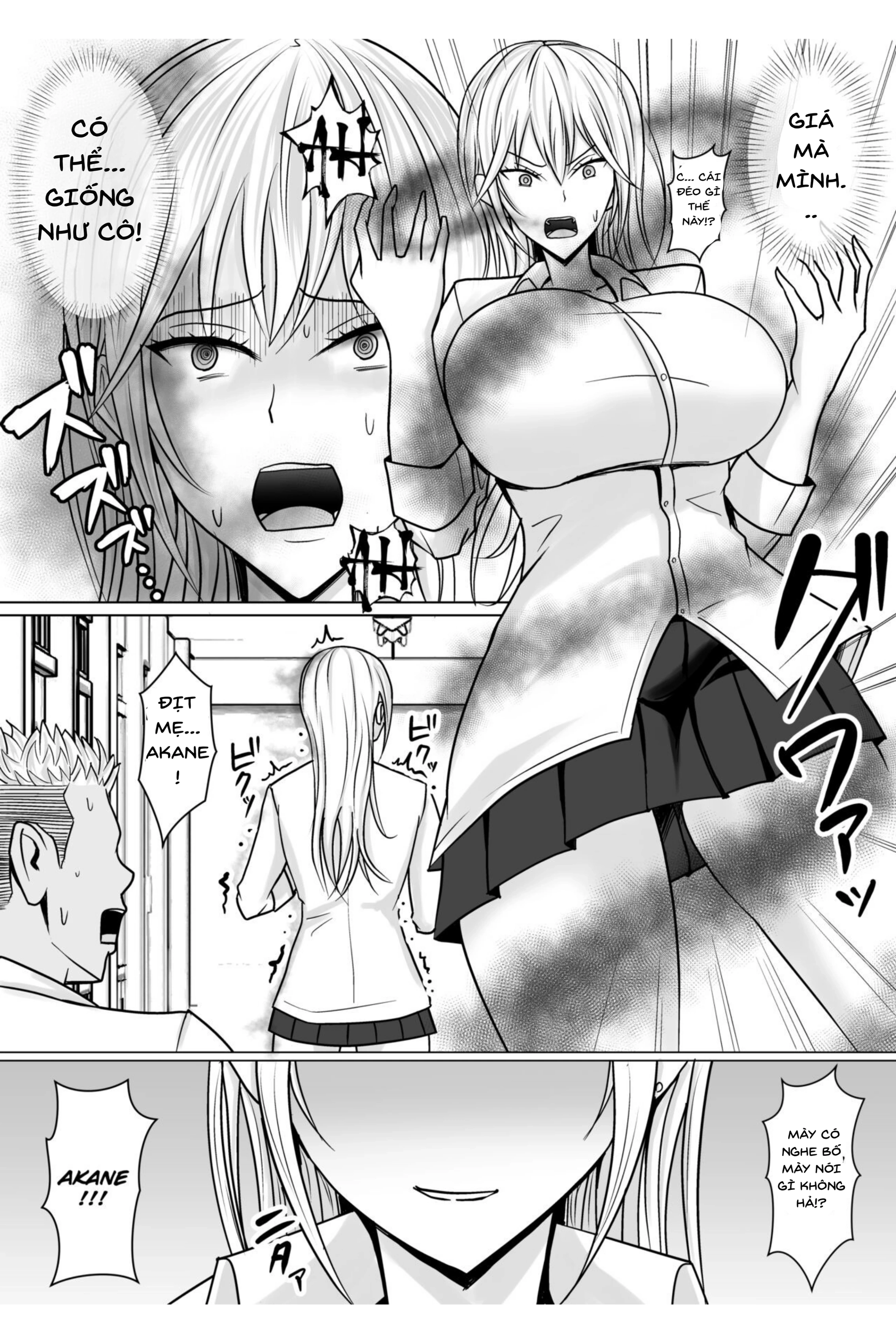 HentaiVN.net - Ảnh 12 - Tôi Nhập Hồn Vào Cô Nàng Yankee (Đầu Gấu) Trong Lớp - Chap 1