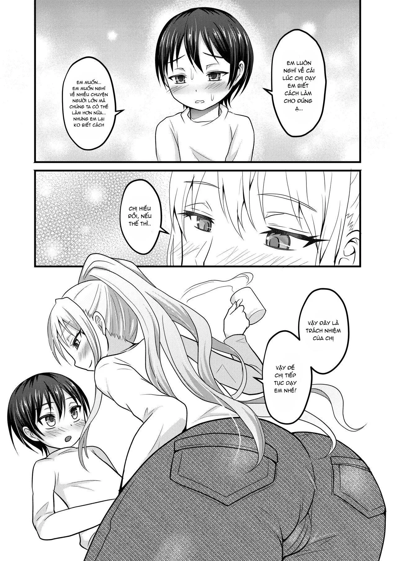 HentaiVN.net - Ảnh 11 - Amaetagari na Otouto wa Onee-chan Banare ga Dekinai - Oneshot