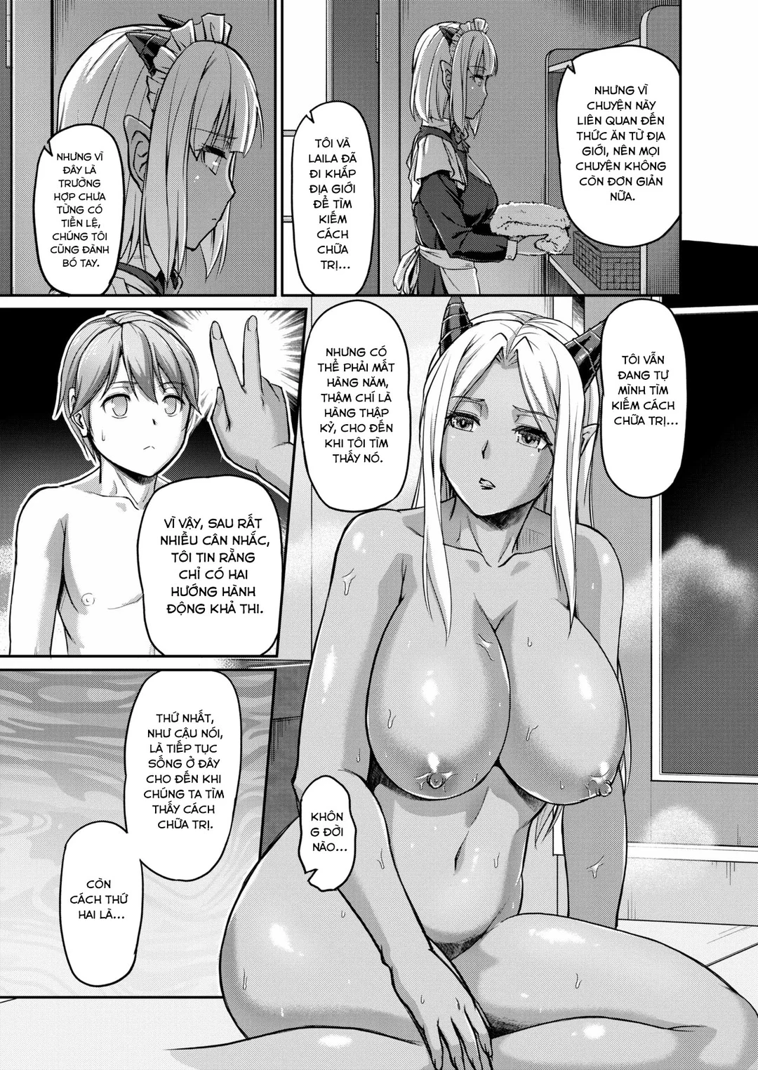 HentaiVN.net - Ảnh 11 - Cuộc sống hàng ngày tại Nữ quái trang viên - Ch. 9