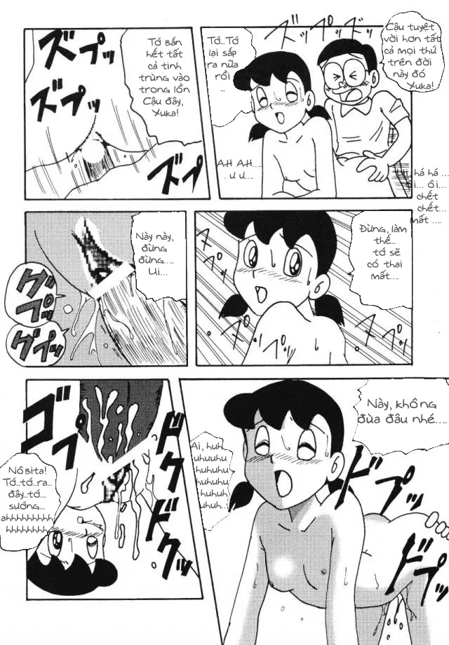 HentaiVN.net - Ảnh 9 - Thánh Nôbita Hentai - Tập 3 - Thẻ Ghép Nhà