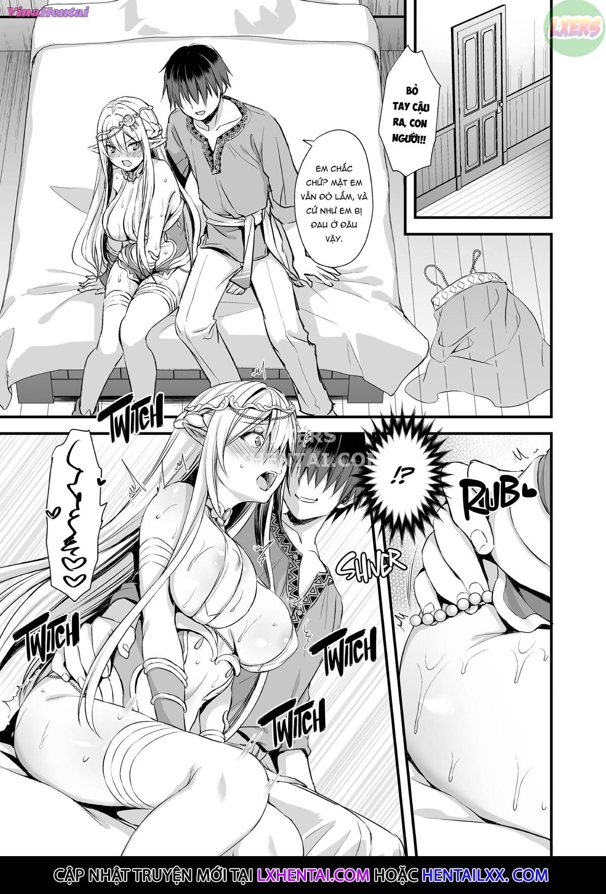 HentaiVN.net - Ảnh 11 - Để mắt đến nàng Elf nóng bỏng ở thế giới khác - Chap 1
