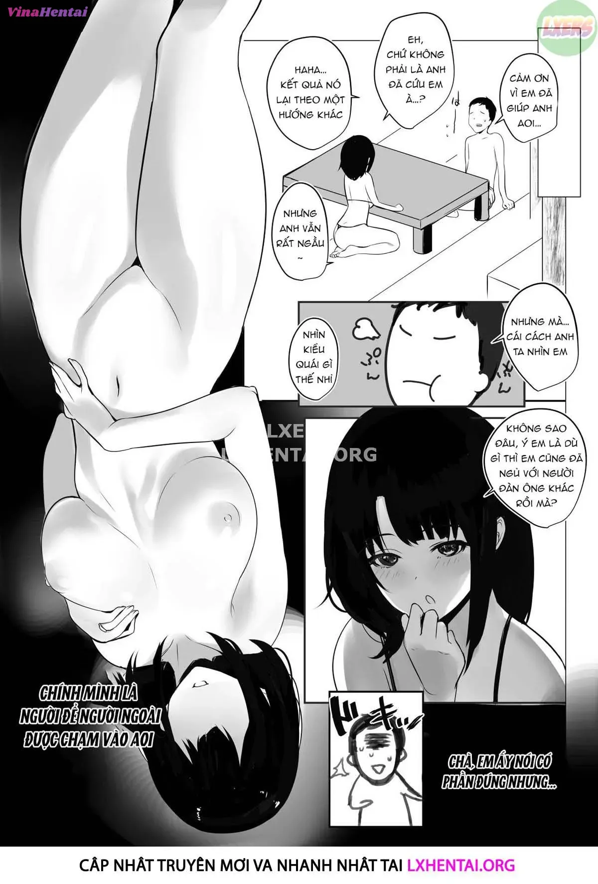 HentaiVN.net - Ảnh 11 - Boku dake ni Amaesasete Kureru Kyonyuu JK Tsuma o Hoka no Otoko ni Dakasete Mita - Chap 2