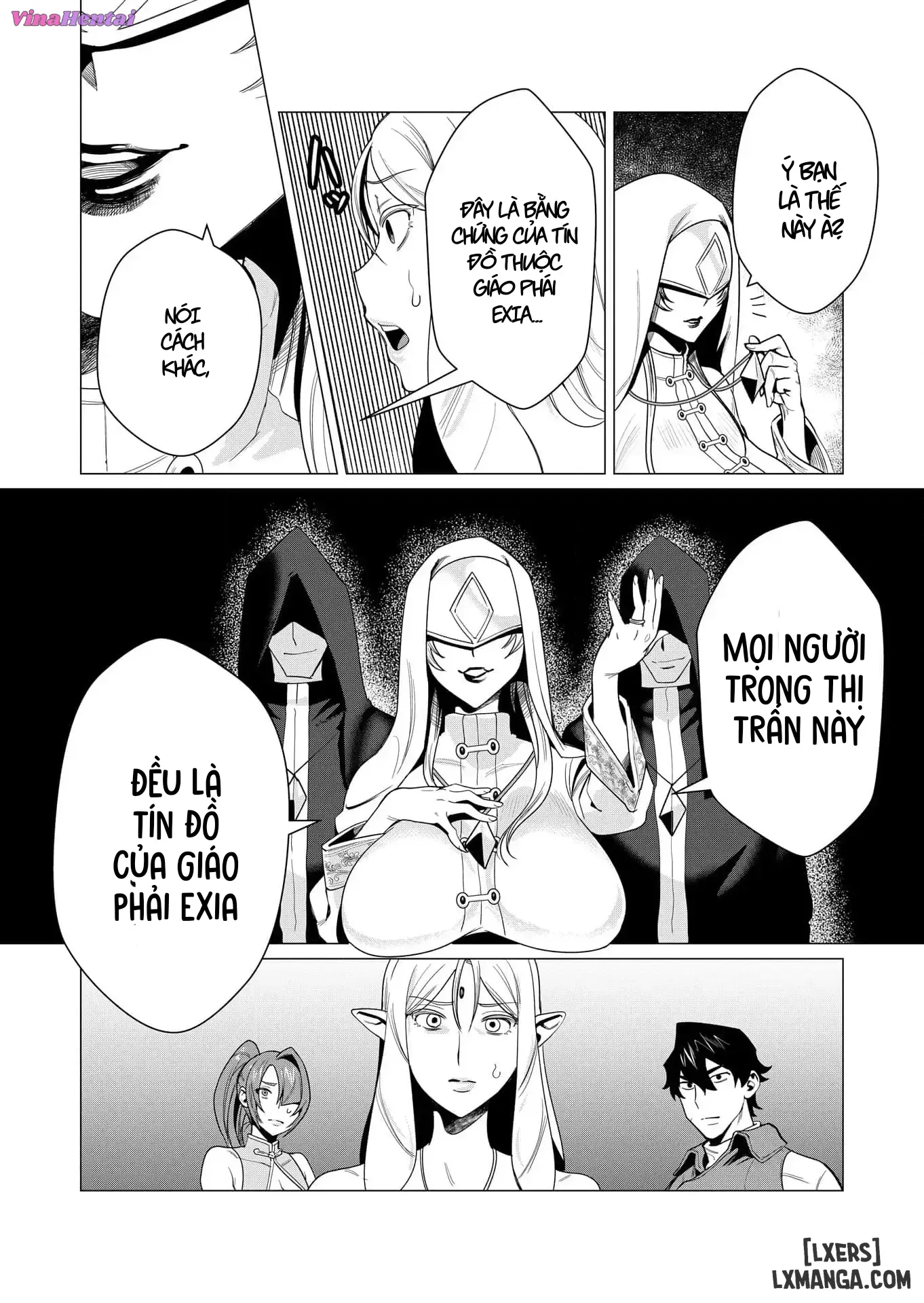 HentaiVN.net - Ảnh 11 - Vị Anh Hùng Muốn “Vợ Người Ta” Làm Phần Thưởng - Chap 4 : Giáo phái EXIA