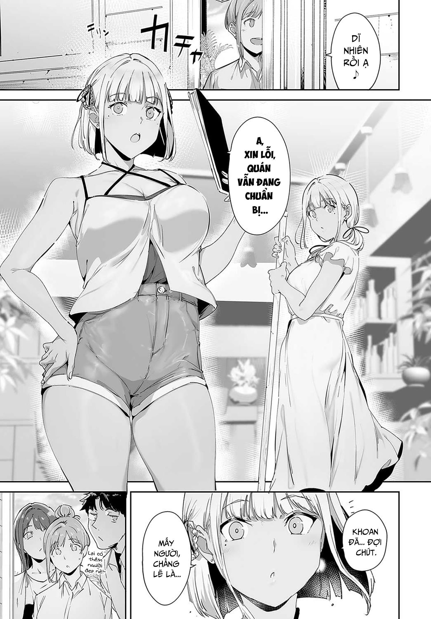 HentaiVN.net - Ảnh 13 - Hòn đảo phi luân lý - Chap 1: Bị 2 chị em trên đảo dụ dỗ.
