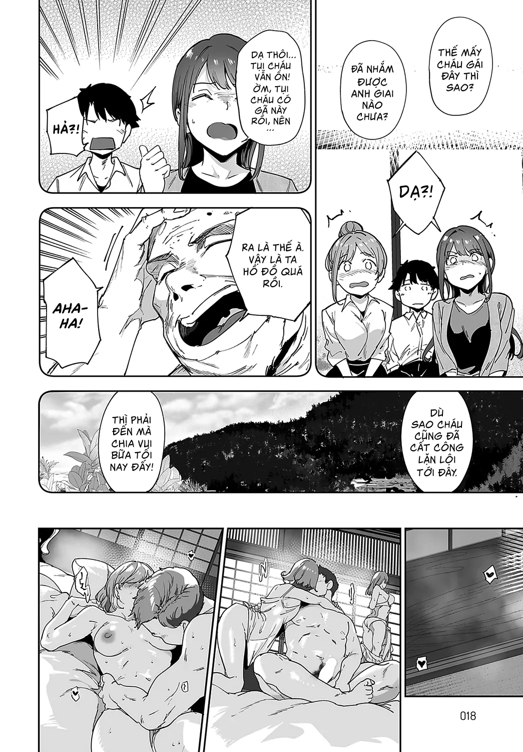 HentaiVN.net - Ảnh 12 - Hòn đảo phi luân lý - Chap 3: Tham dự lễ hội với 3 cô em ngọt nước (Phần đầu).