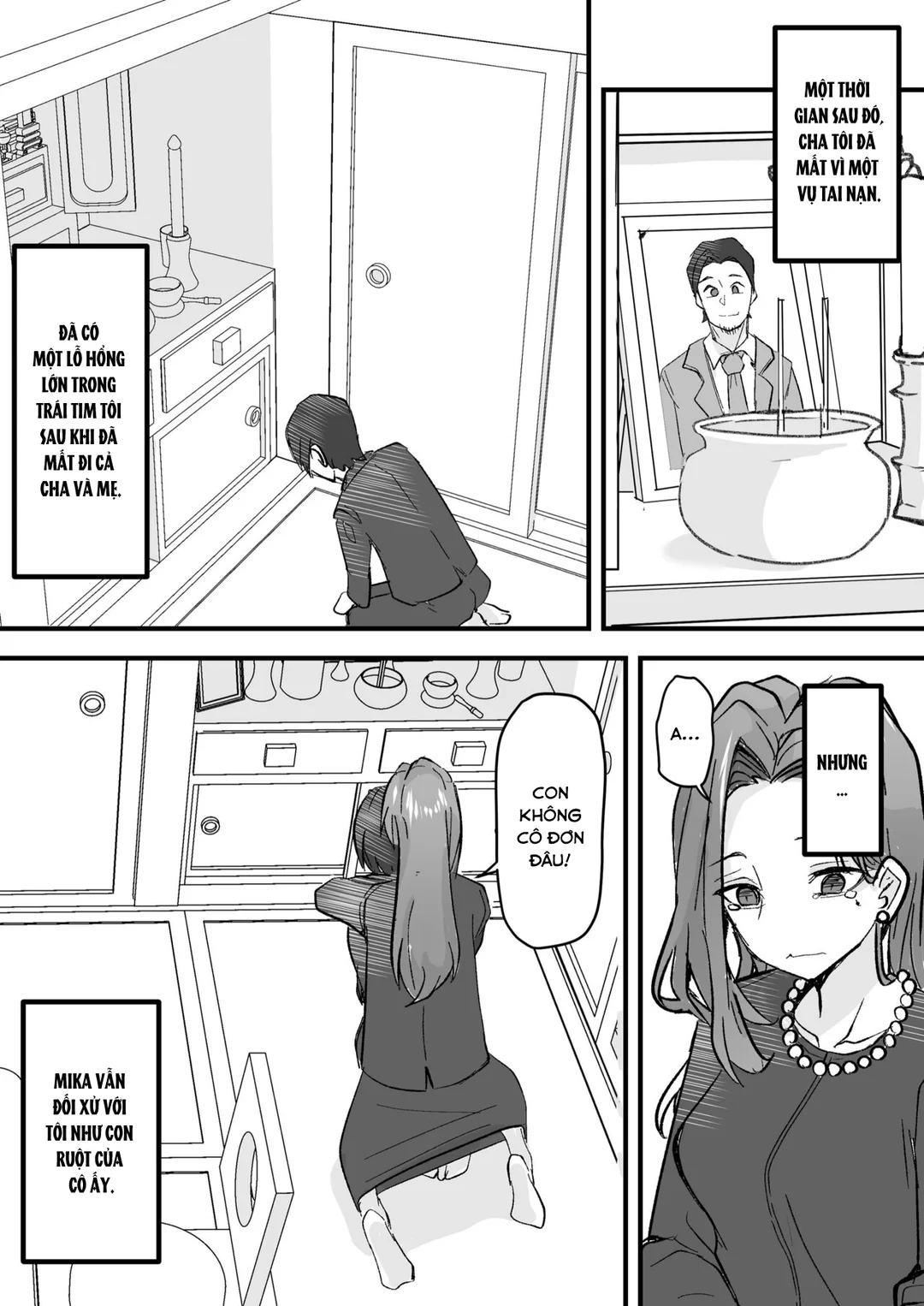 HentaiVN.net - Ảnh 11 - Trở thành người đàn ông của mẹ kế - Oneshot
