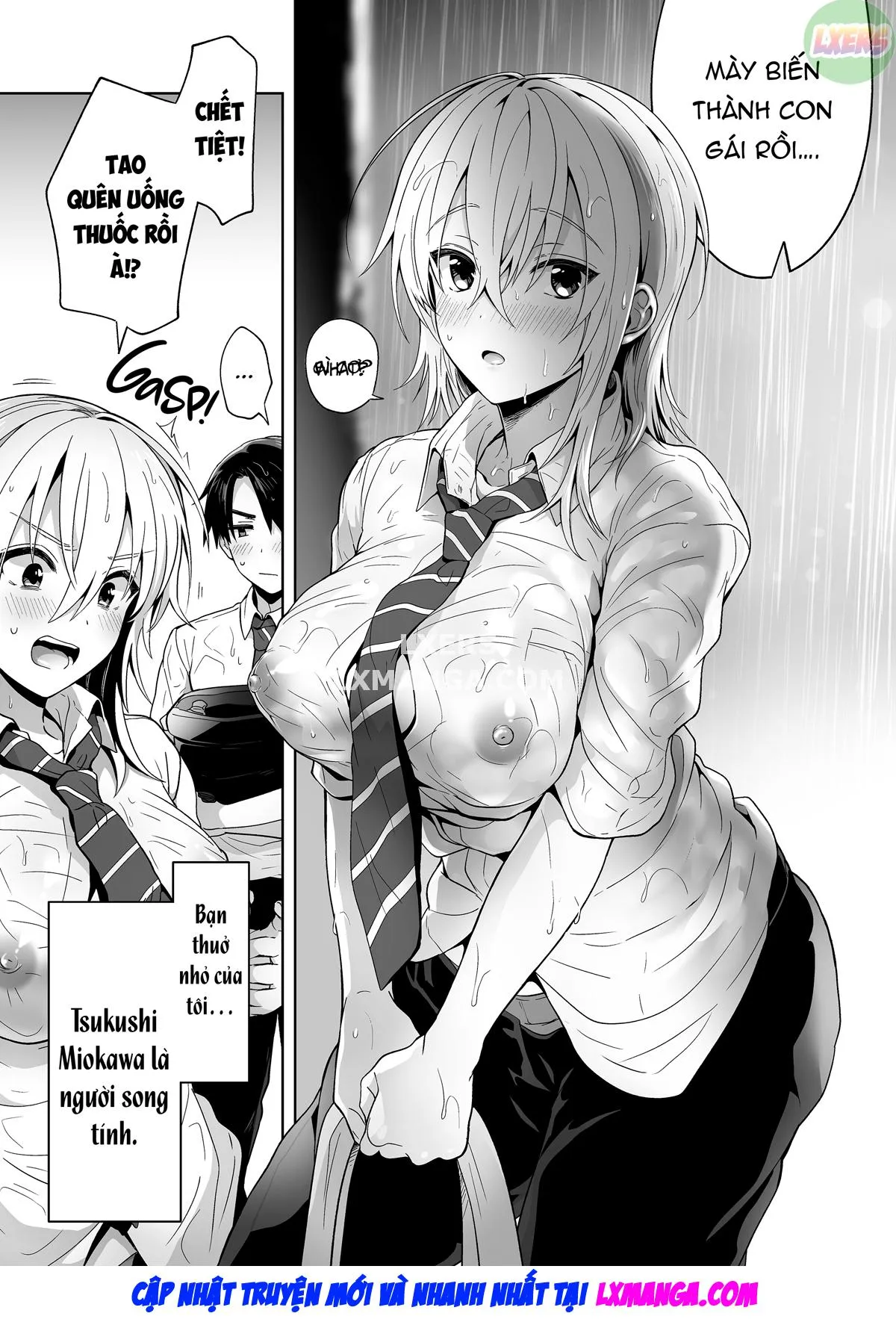 HentaiVN.net - Ảnh 11 - Ore No Shinyuu Wa TS (Seitenka) Taishitsu - Chap 1