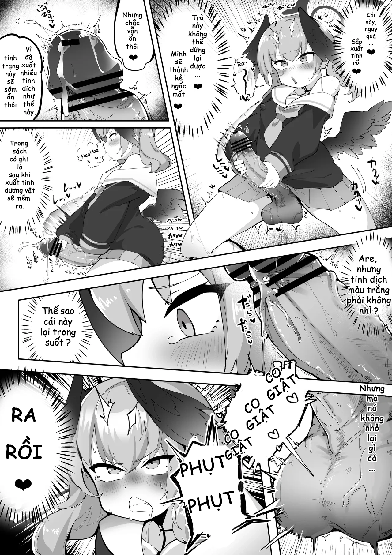 HentaiVN.net - Ảnh 12 - Futanari Koharu-chan vs Hanako-chan Manga - Chap 1