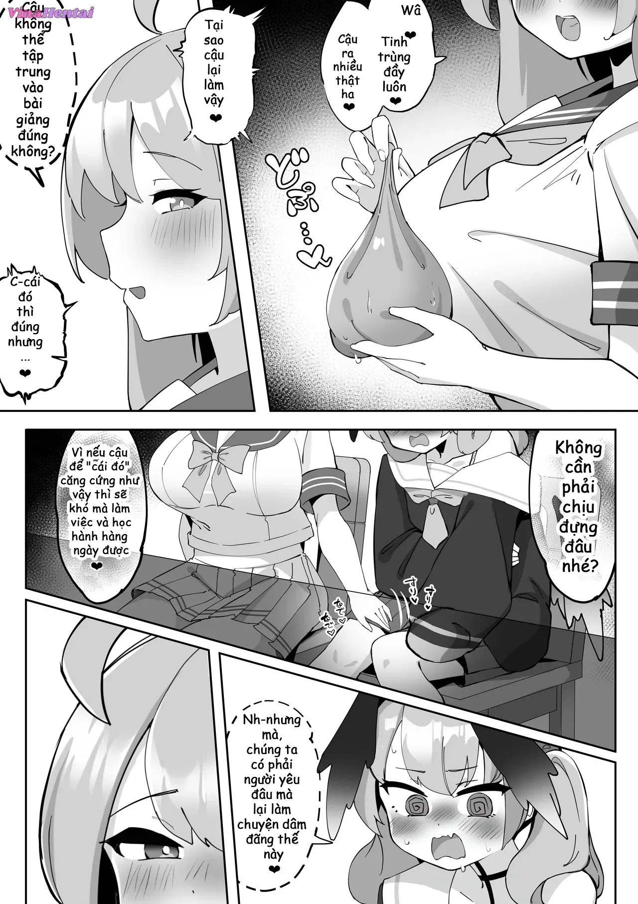 HentaiVN.net - Ảnh 12 - Futanari Koharu-chan vs Hanako-chan Manga - Chap 2