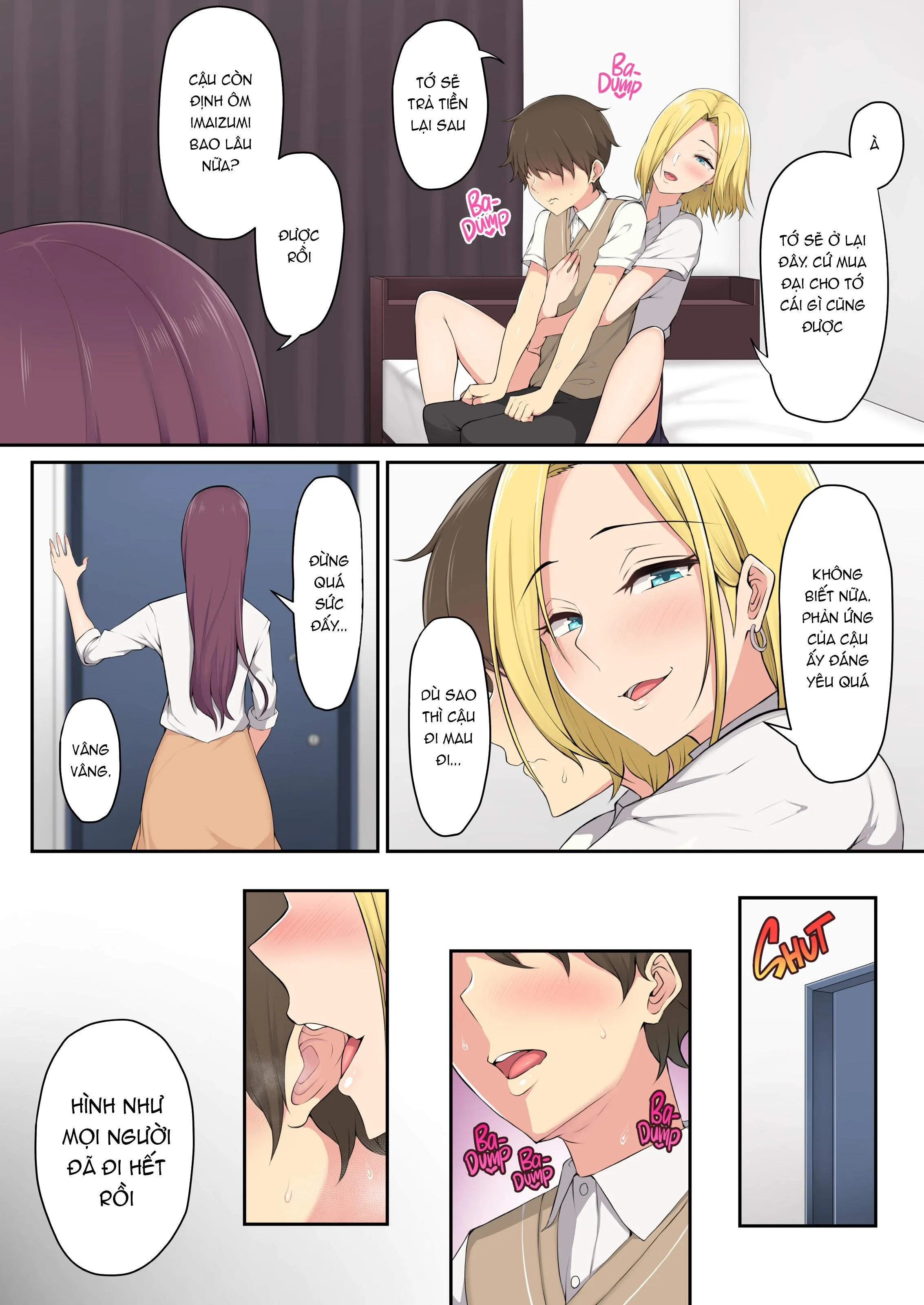 HentaiVN.net - Ảnh 11 - Imaizumi đưa cả bầy Gyaru về nhà mình - Chap 1