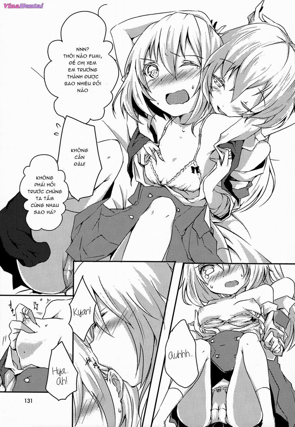 HentaiVN.net - Ảnh 11 - Đến gần với em nào! [Oneechan to Issho (Momo Yuri ~Forbidden Sisters~)] - Oneshot