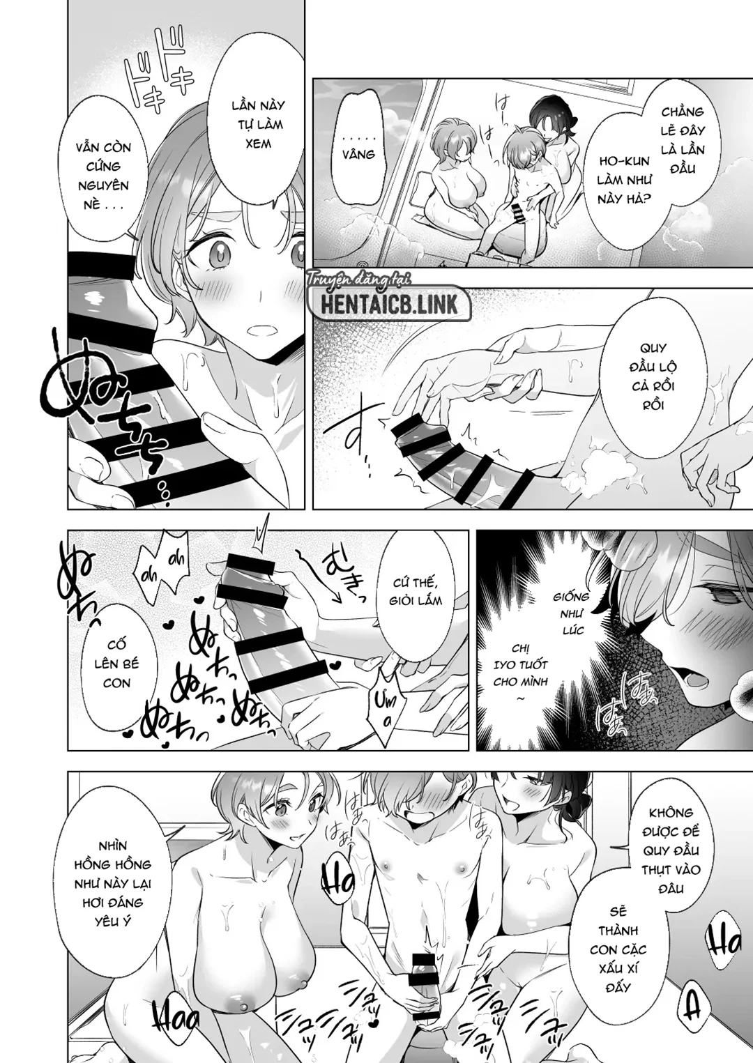 HentaiVN.net - Ảnh 11 - Tôi muốn tắm cùng các chị gái - Oneshot