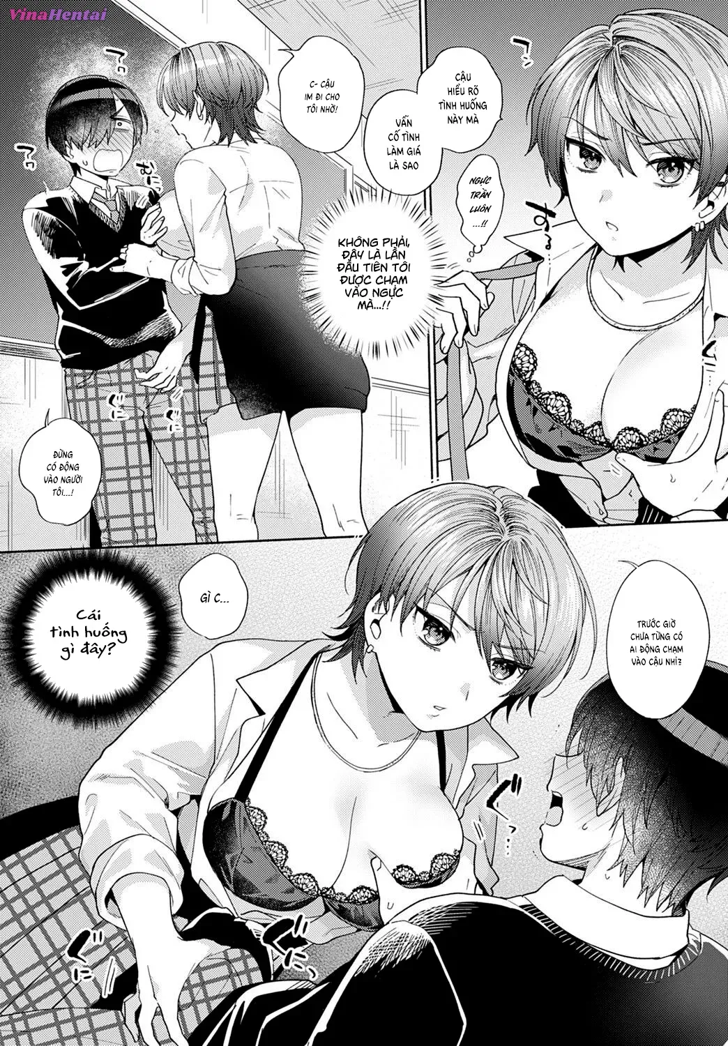 HentaiVN.net - Ảnh 9 - Nàng nhím và cậu ngốc [Harinezumi no Dilemma, Hedgehog's Dilemma] - chap 1