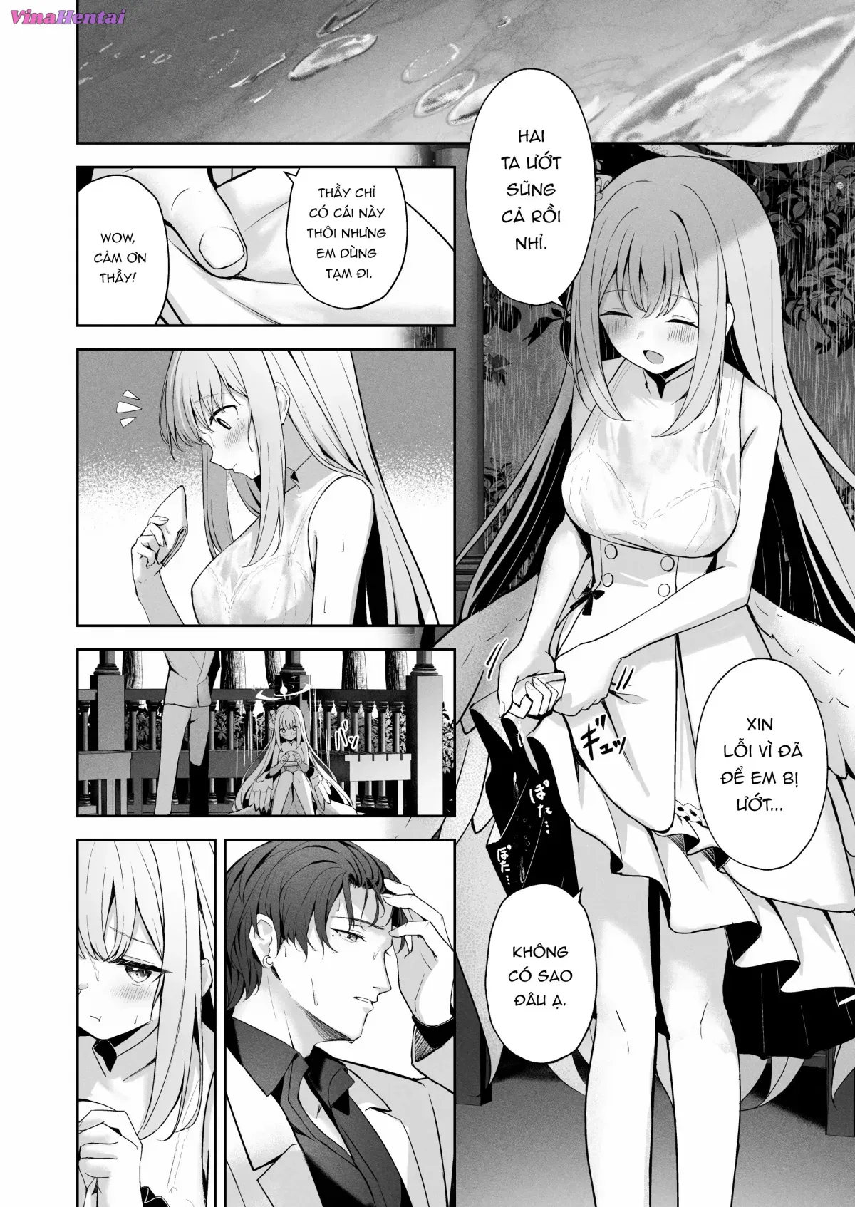HentaiVN.net - Ảnh 11 - Tia nắng của khuyết trăng [Mikazuki no Pierce Hole; Pierce Hole of The Cresent Moon] - Oneshot
