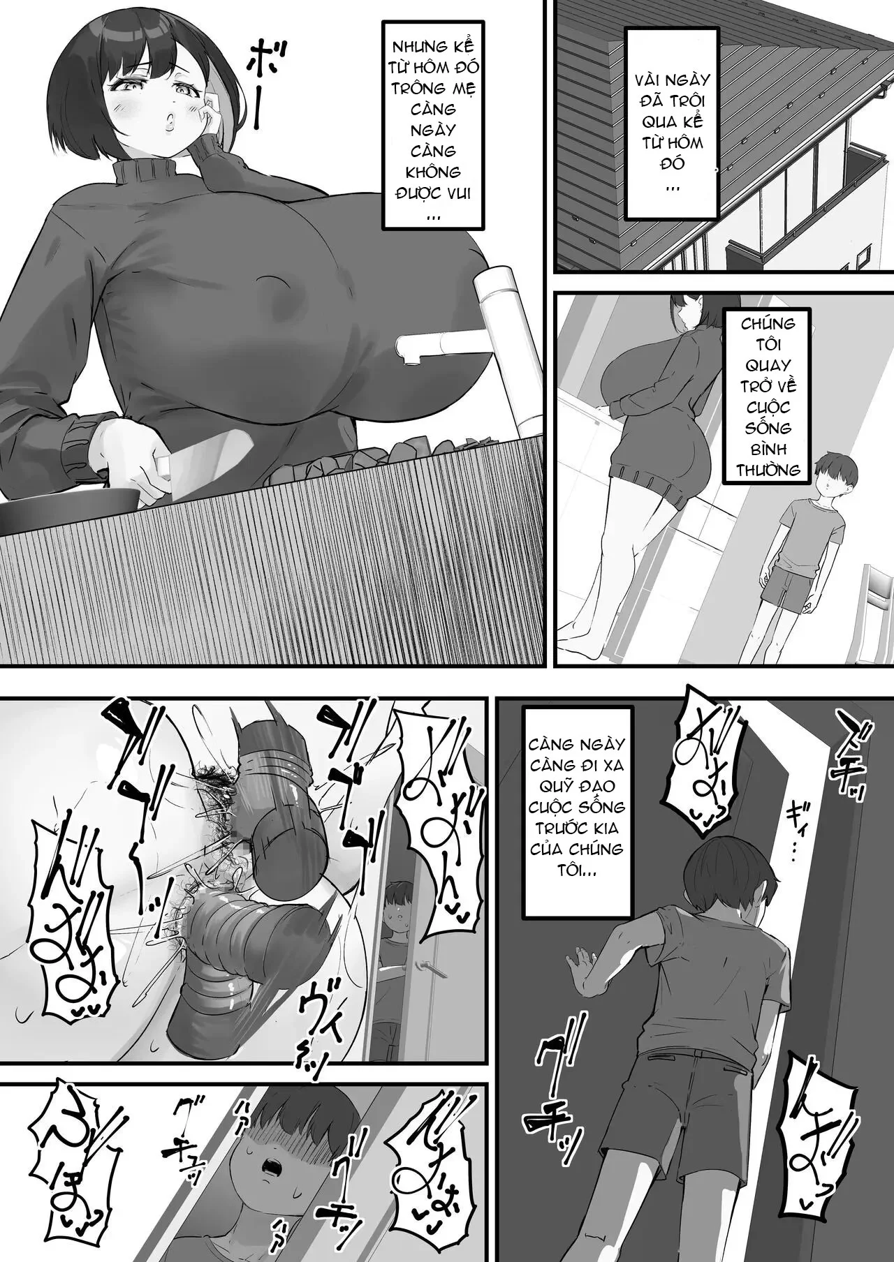 HentaiVN.net - Ảnh 10 - Netorare Kaa-san - Kaa-san ga Aitsu no Nikubenki ni Natta Hi 3 - Oneshot