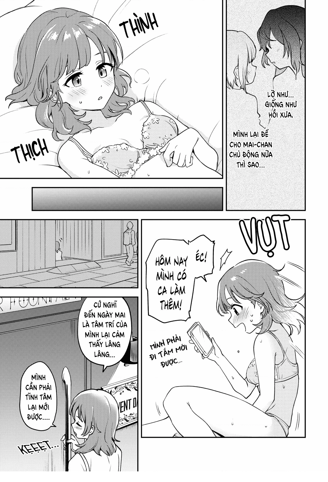 HentaiVN.net - Ảnh 11 - Asumi-chan có hứng thú với Nhà thổ Bách hợp! - Đêm 6