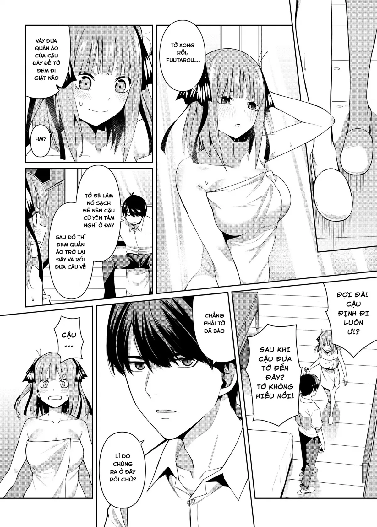 HentaiVN.net - Ảnh 11 - Nibun no Yuudou (Gotoubun no Hanayome) [Half Seduction] - Oneshot