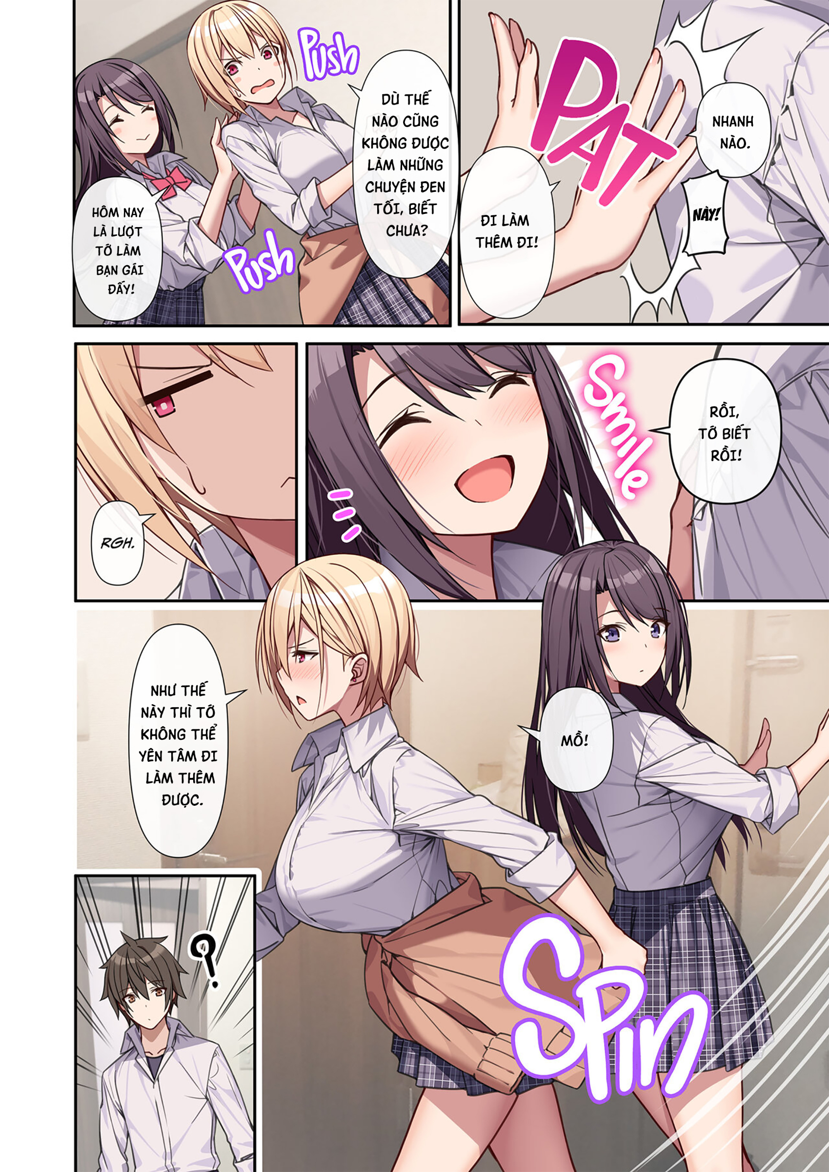 HentaiVN.net - Ảnh 12 - Bạn gái luân phiên - Mối tình tay ba - Oneshot