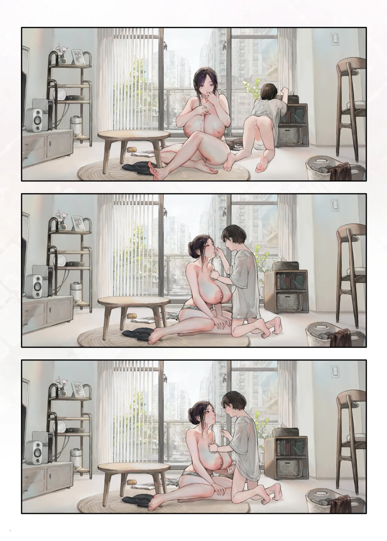 HentaiVN.net - Ảnh 11 - Người vợ hàng xóm trông có vẻ rảnh rỗi ở nhà vào ngày nghỉ - Chap 1