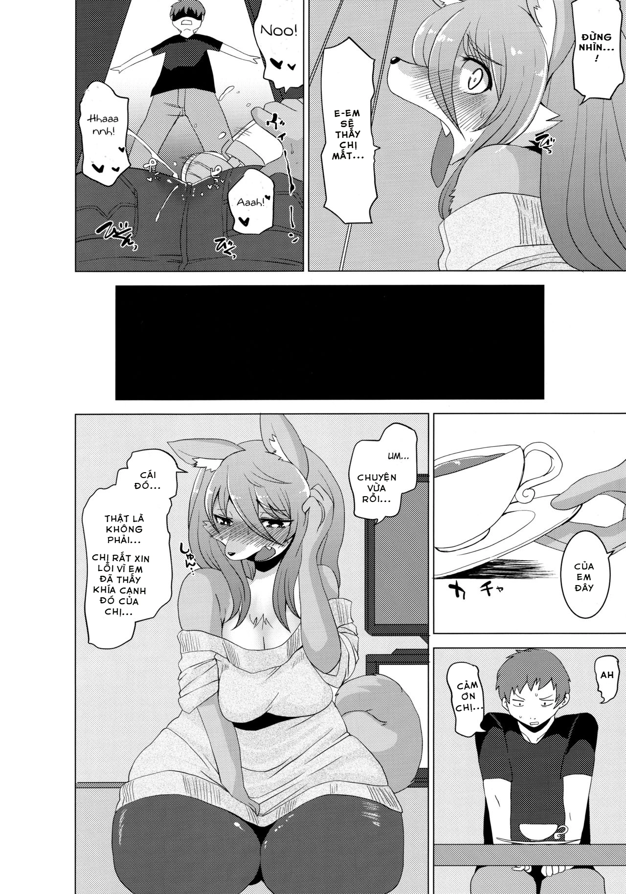 HentaiVN.net - Ảnh 11 - Kemono no Otonari-san - Oneshot
