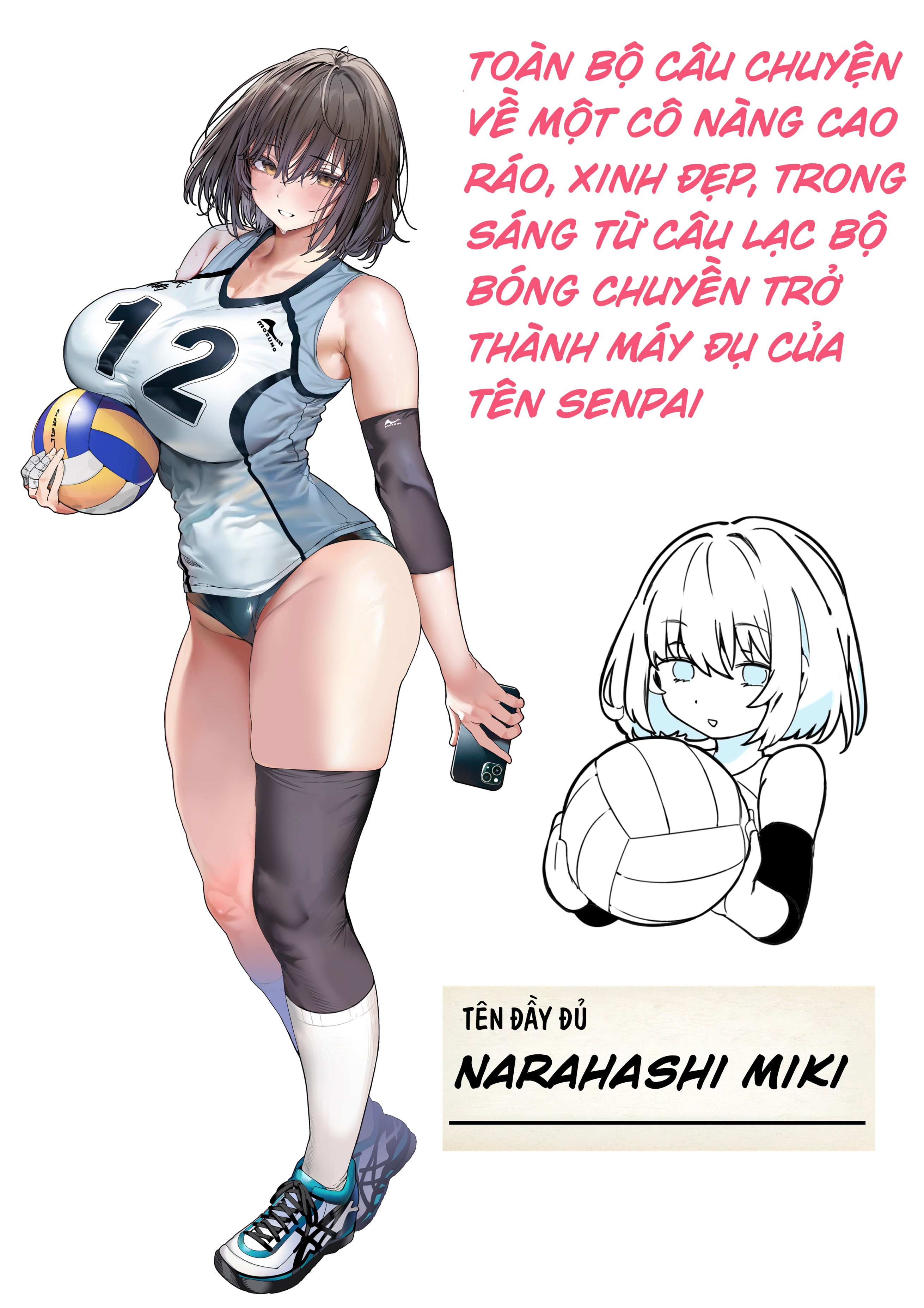 HentaiVN.net - Ảnh 118 - Koushinchou Volley-bu no Seisokei Kanojo ga Senpai no Mono ni Natte Shimau Ichibushijuu - Chap 2