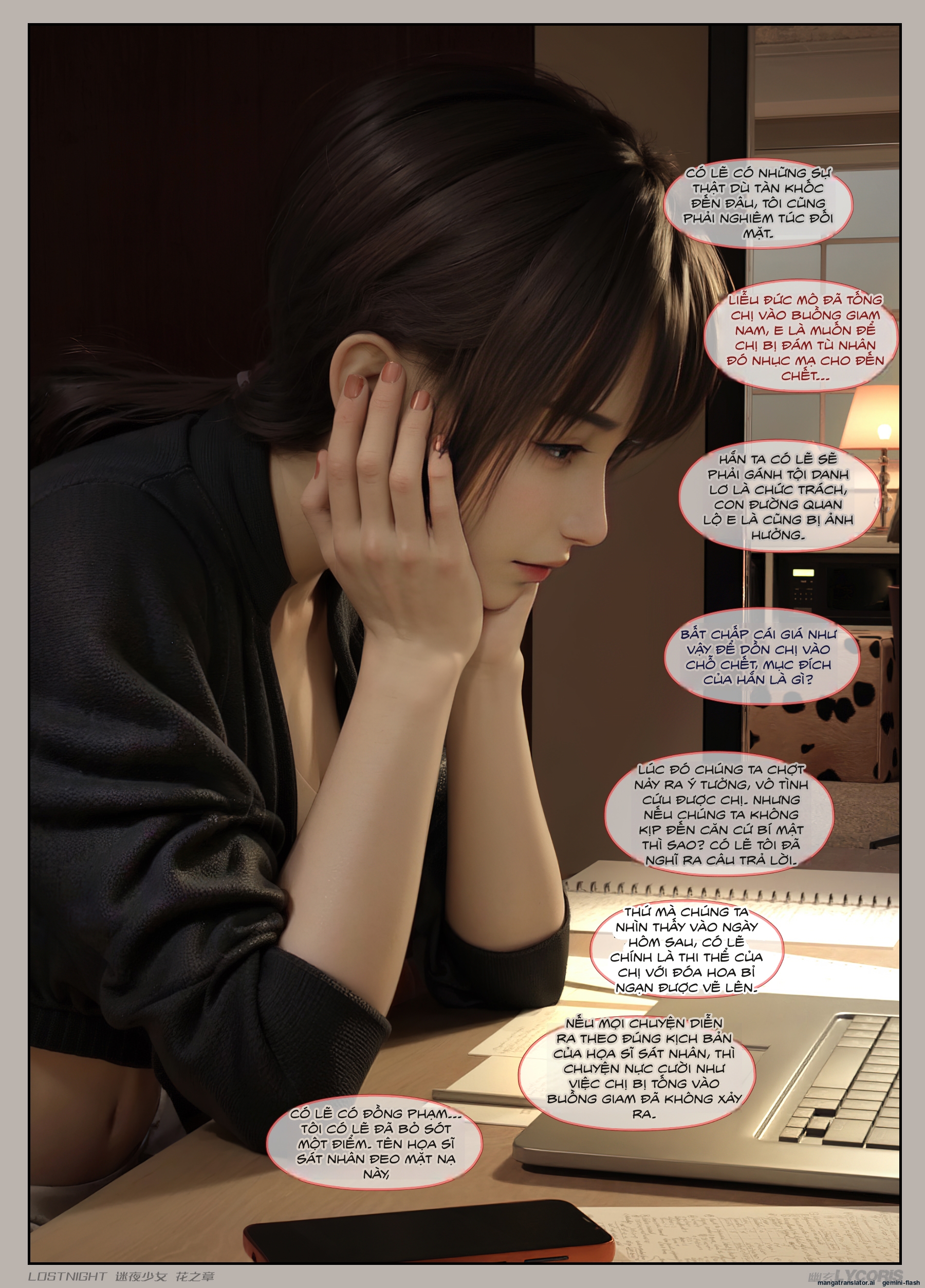 HentaiVN.net - Ảnh 118 - Thiếu Nữ Lạc Trong Đêm - Chương Của Hoa - Chương 3