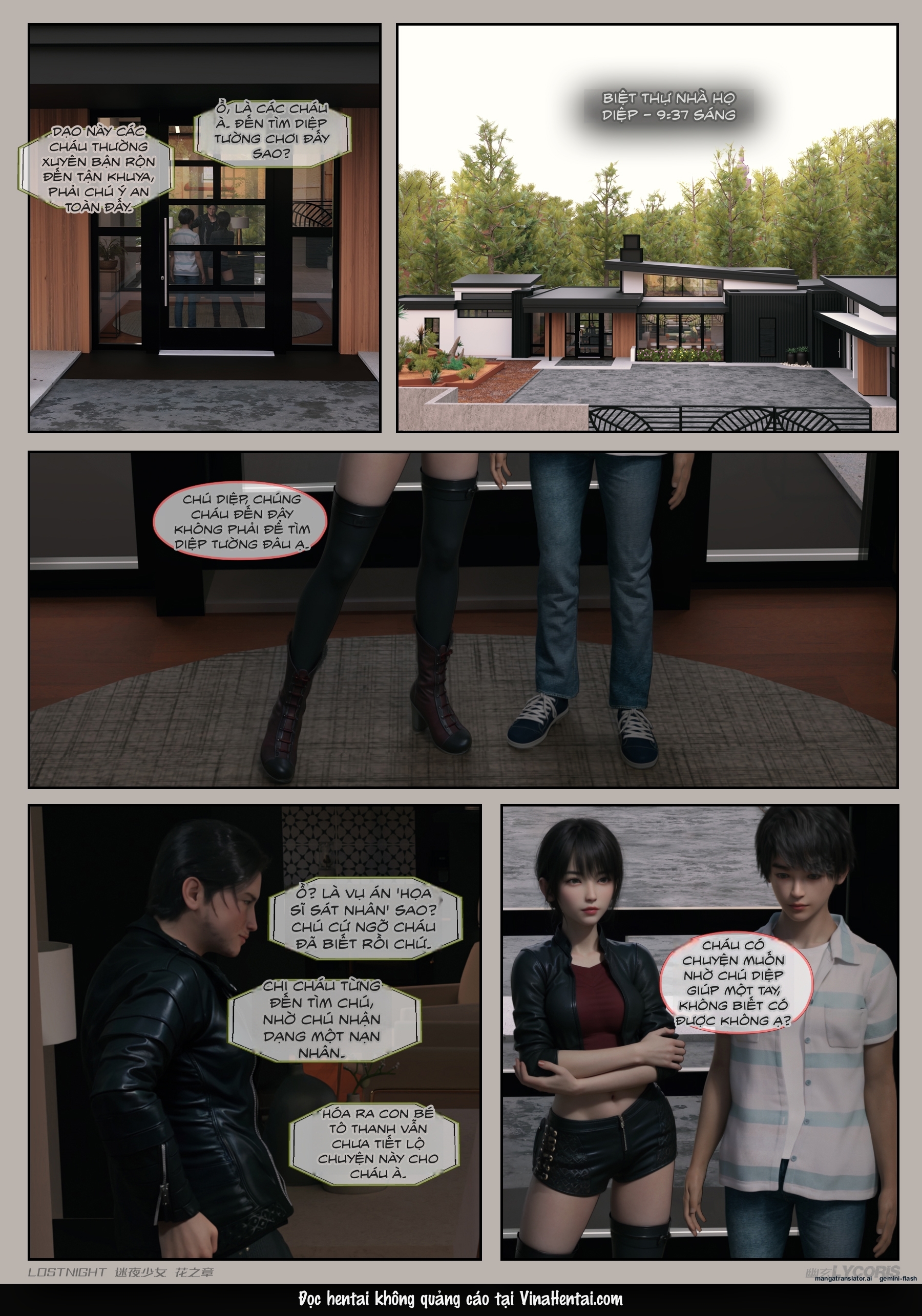 HentaiVN.net - Ảnh 120 - Thiếu Nữ Lạc Trong Đêm - Chương Của Hoa - Chương 4