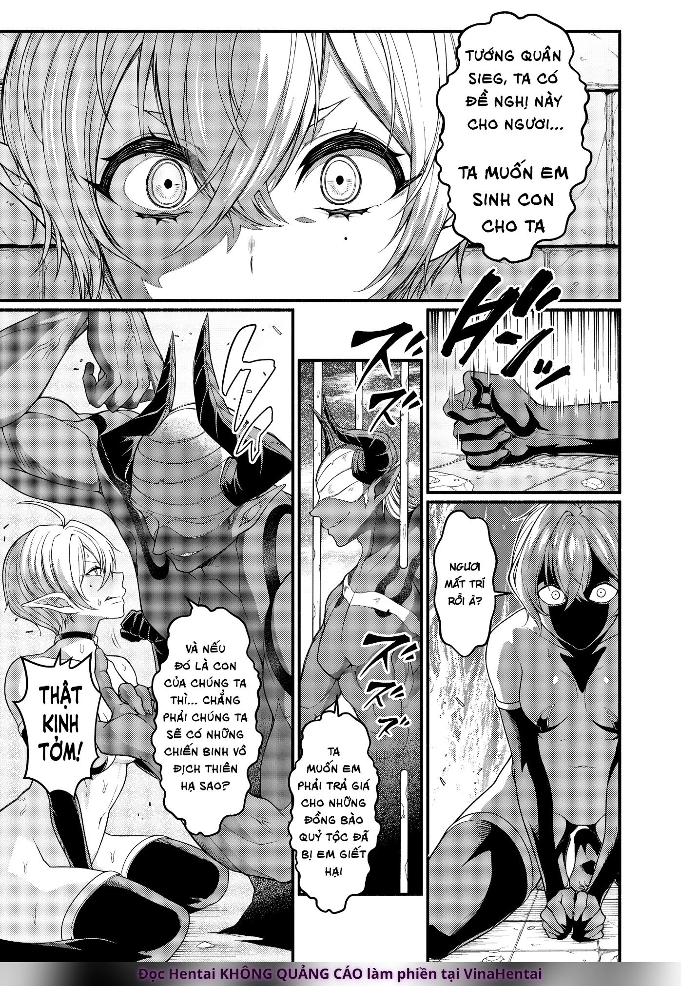 HentaiVN.net - Ảnh 10 - Thánh Kiếm Của Vương Quốc Sa Ngã Thành Succubus - Một Bắn