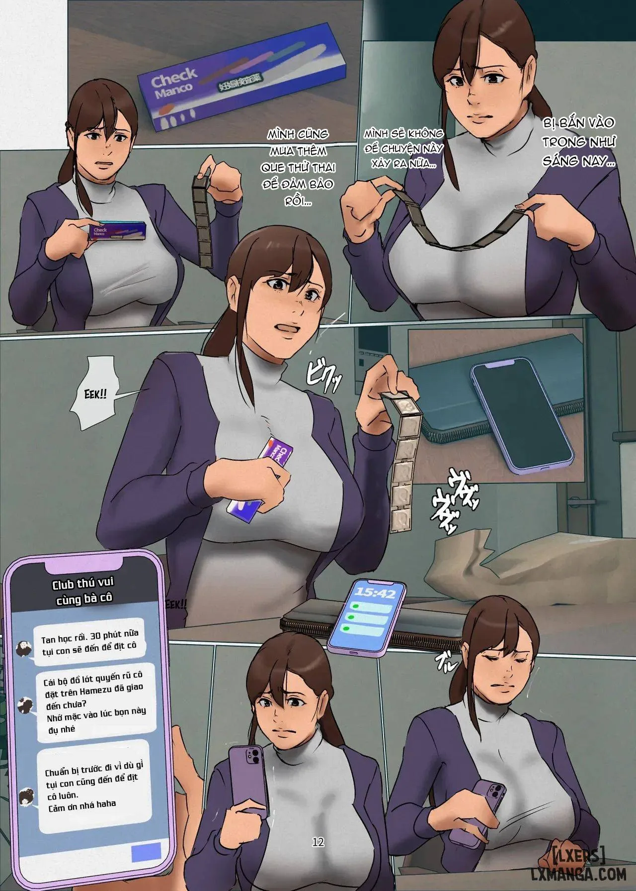 HentaiVN.net - Ảnh 12 - Ikenie no Haha 3 - ...