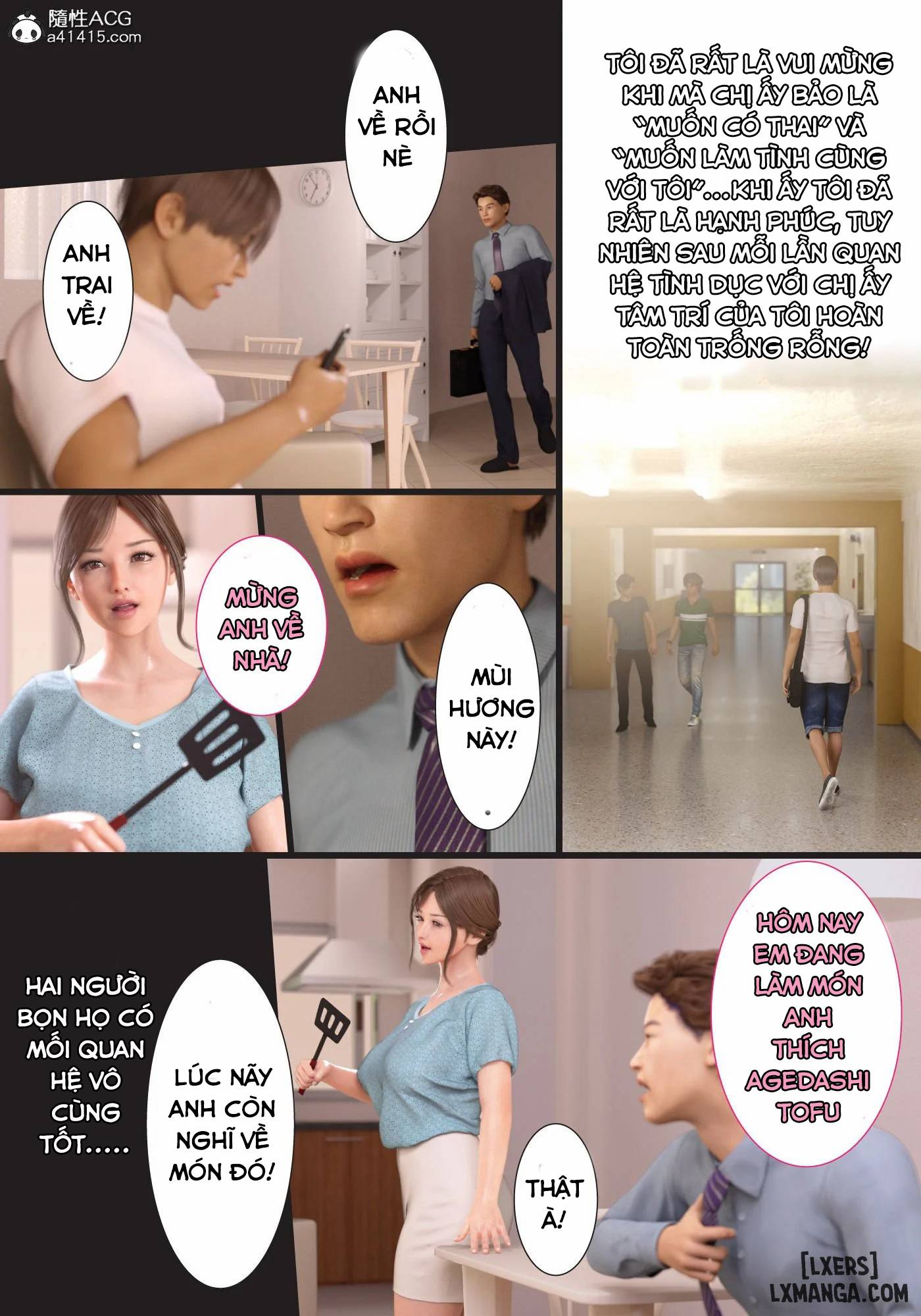 HentaiVN.net - Ảnh 12 - Loạn luân cùng chị dâu - Chương 1