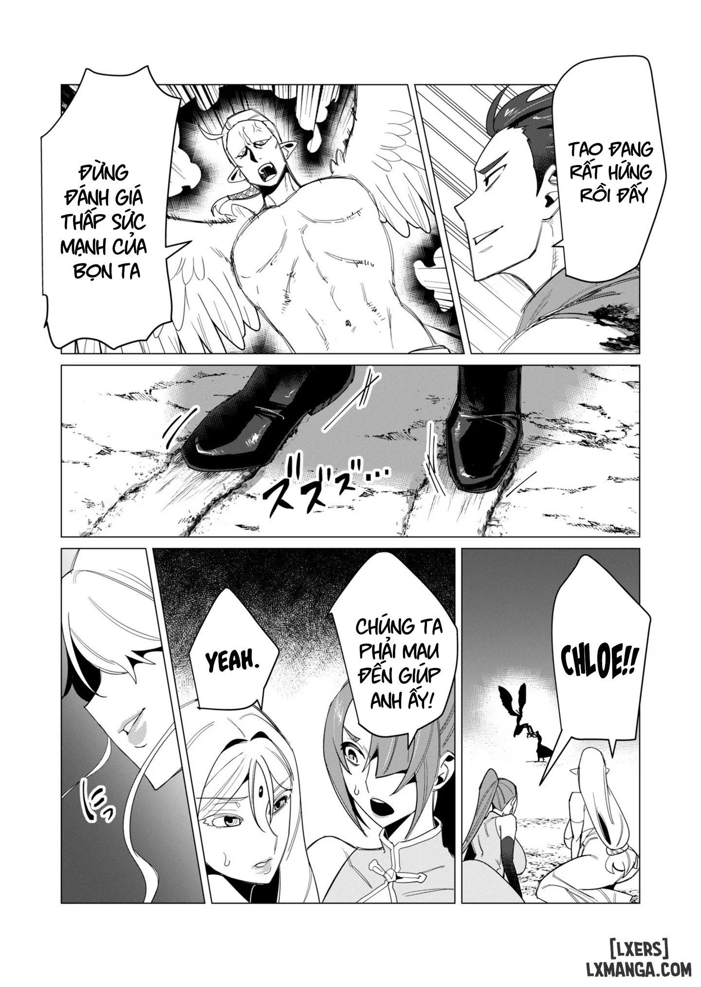 HentaiVN.net - Ảnh 12 - Vị Anh Hùng Muốn “Vợ Người Ta” Làm Phần Thưởng - Chap 9 : Dũng Sĩ x Harpy (phần 2)