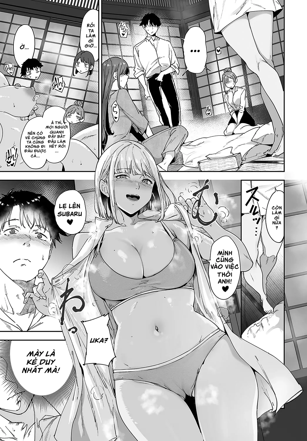 HentaiVN.net - Ảnh 13 - Hòn đảo phi luân lý - Chap 3: Tham dự lễ hội với 3 cô em ngọt nước (Phần đầu).