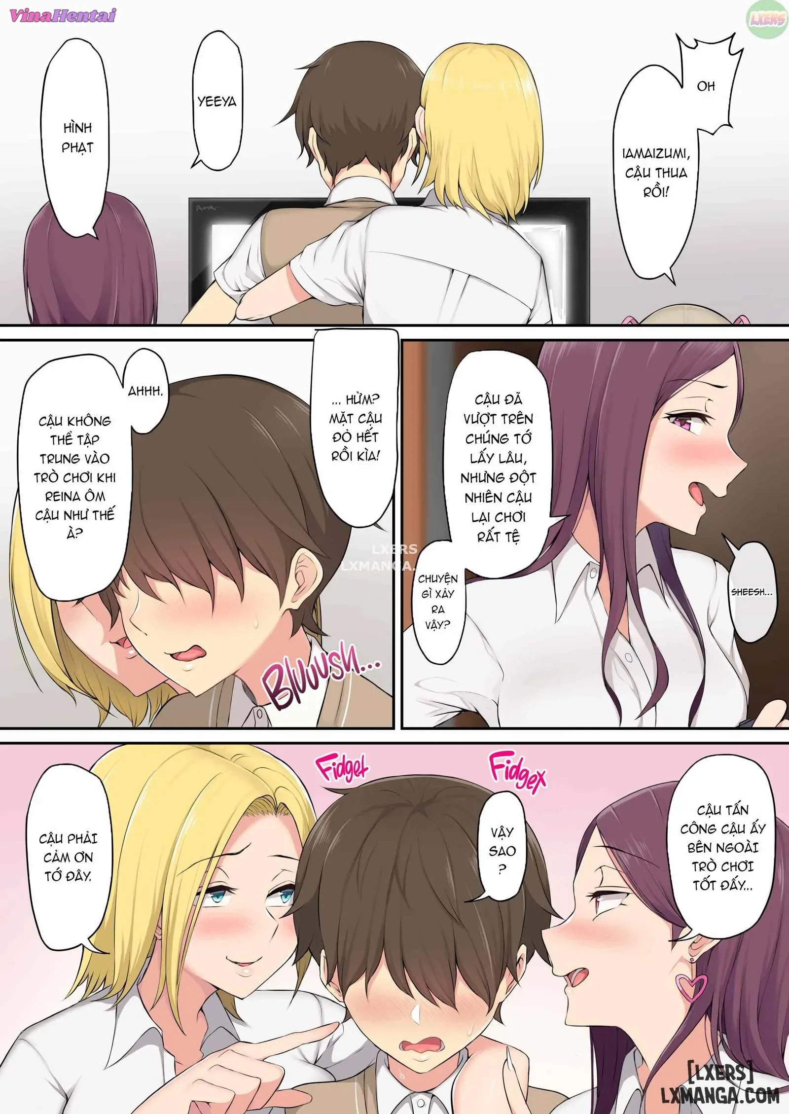 HentaiVN.net - Ảnh 12 - Imaizumi đưa cả bầy Gyaru về nhà mình - Chapter 1