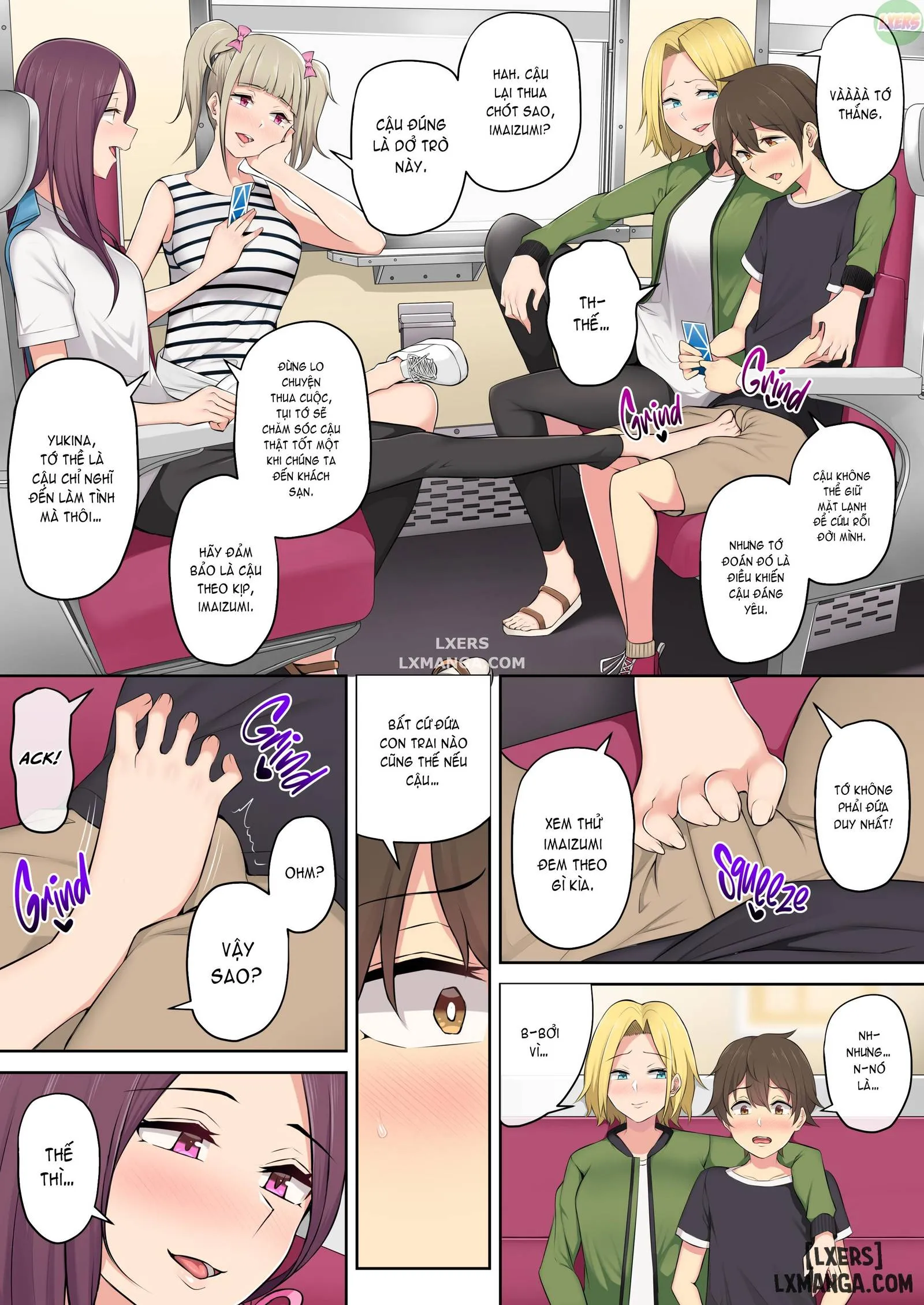 HentaiVN.net - Ảnh 12 - Imaizumi đưa cả bầy Gyaru về nhà mình - Chapter 2