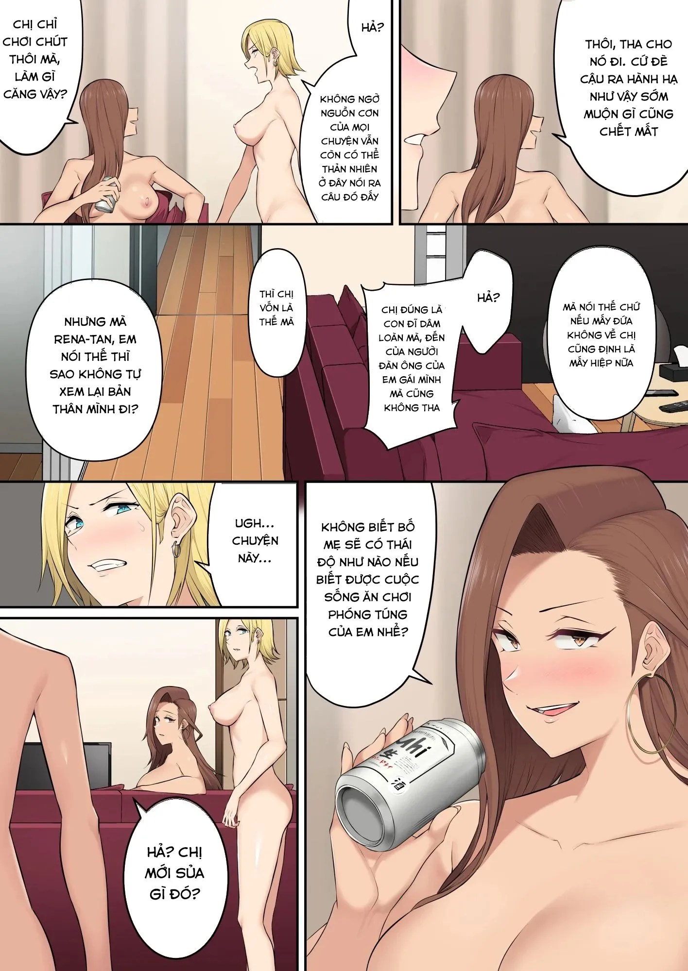 HentaiVN.net - Ảnh 12 - Imaizumi đưa cả bầy Gyaru về nhà mình - Chap 4.3