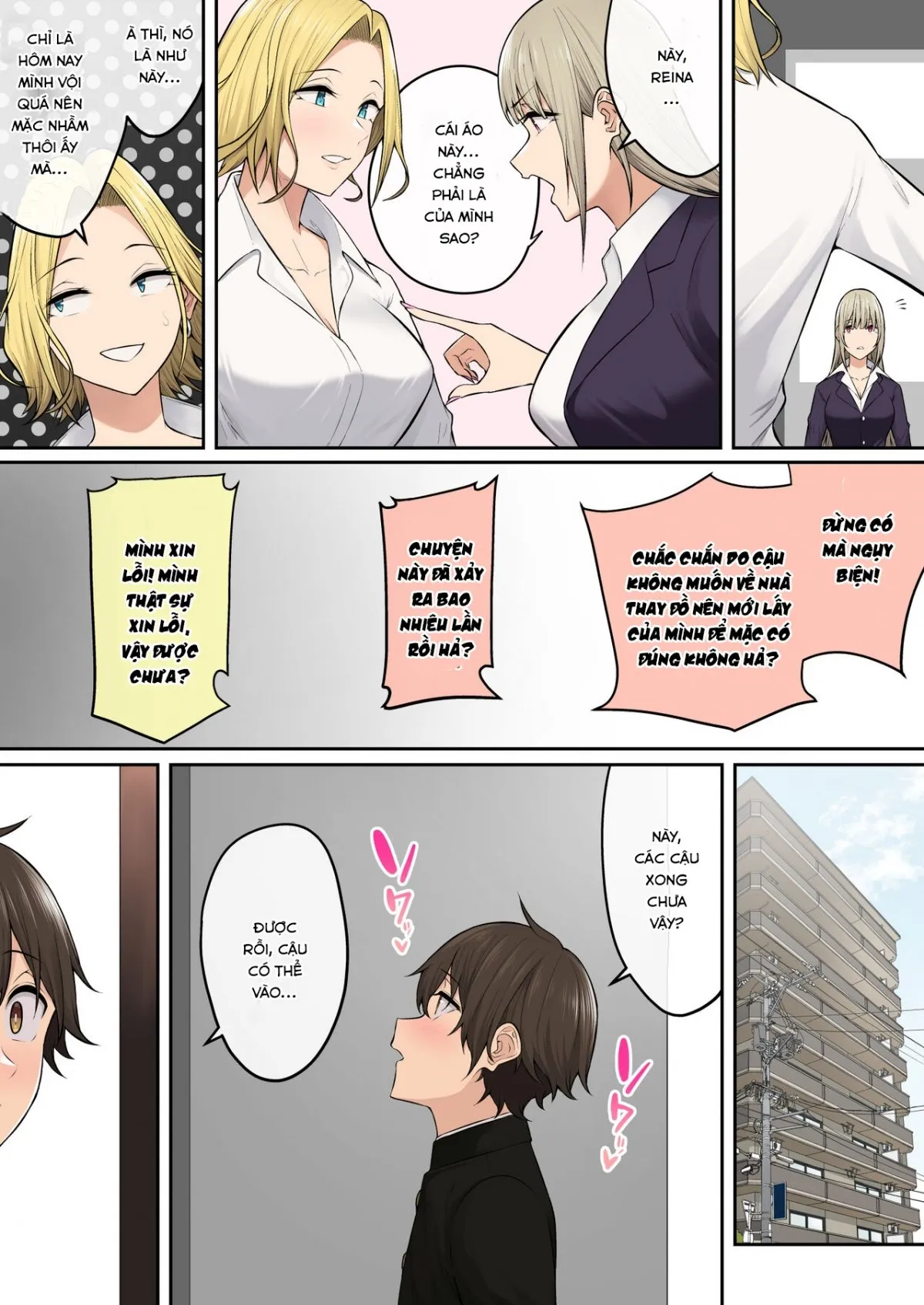HentaiVN.net - Ảnh 12 - Imaizumi đưa cả bầy Gyaru về nhà mình - Chap 6