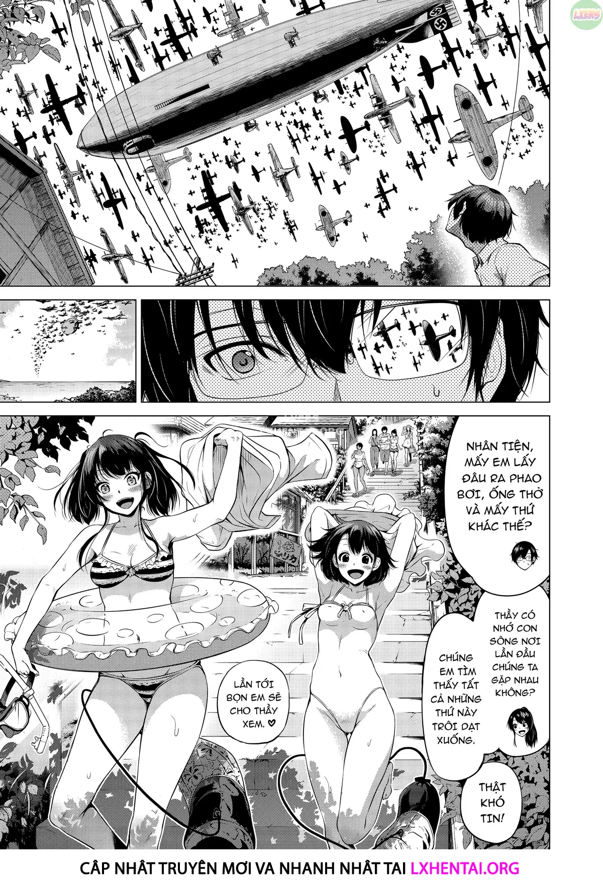 HentaiVN.net - Ảnh 11 - Thiên đường của Nanaka ~ Ngôi trường vùng quê với dàn harem mỹ nữ - Chap 4: Playing Doctor