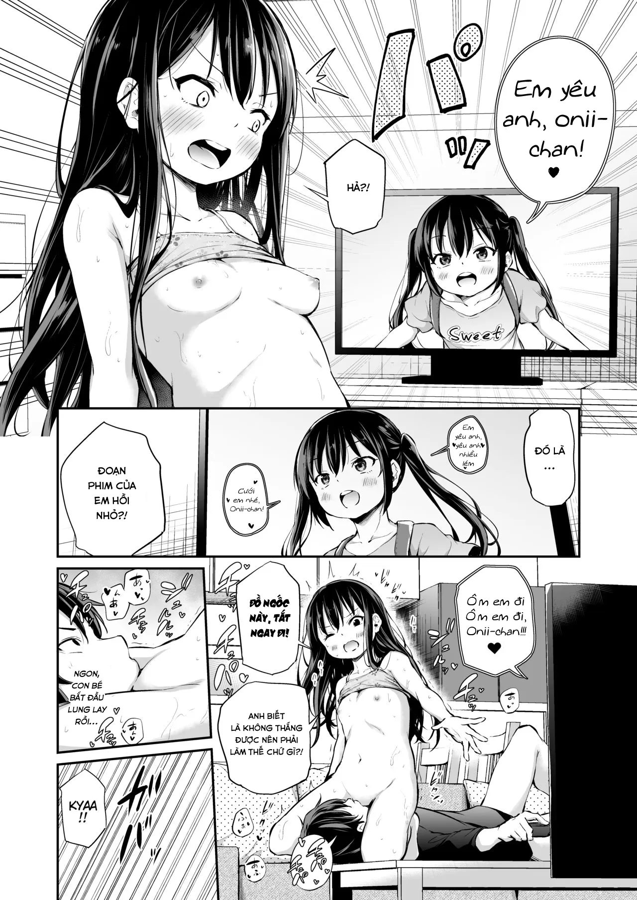 HentaiVN.net - Ảnh 12 - Địt tung lồn con em gái mất nết! - Oneshot