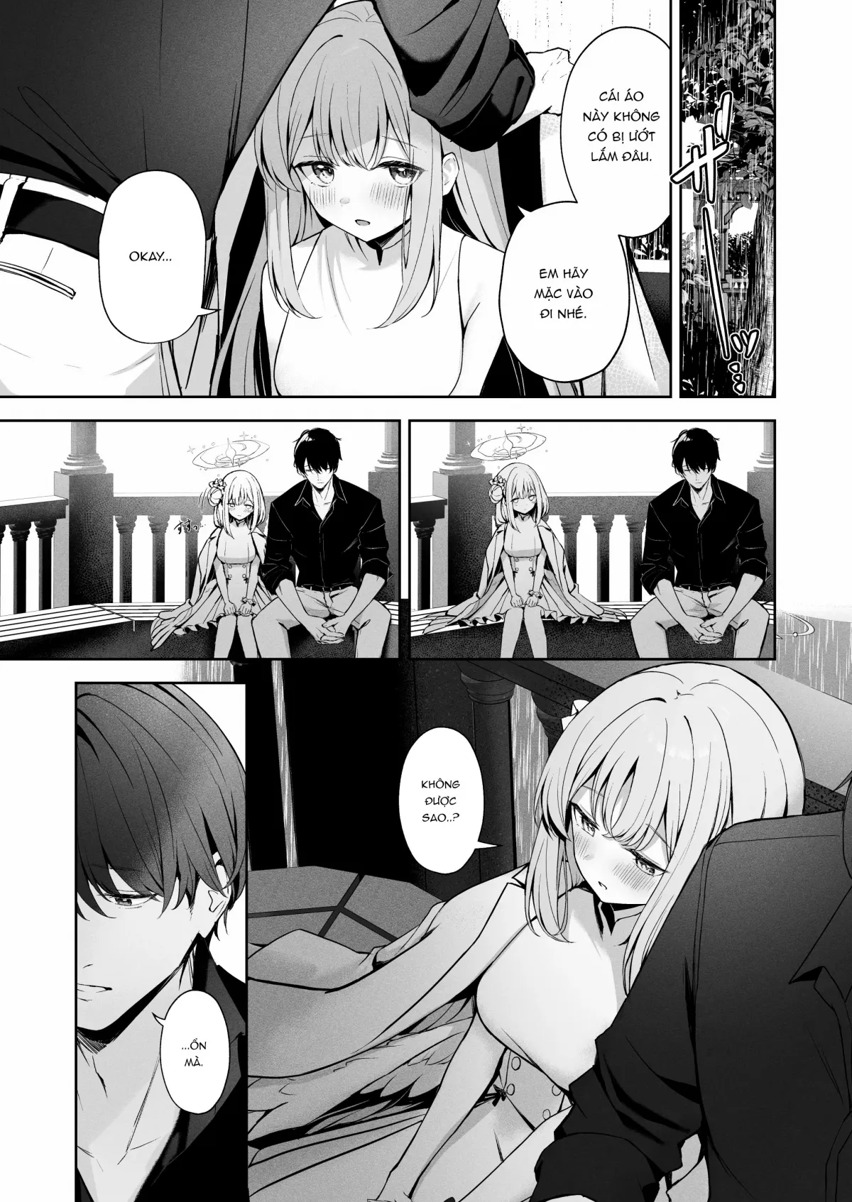 HentaiVN.net - Ảnh 12 - Tia nắng của khuyết trăng [Mikazuki no Pierce Hole; Pierce Hole of The Cresent Moon] - Oneshot