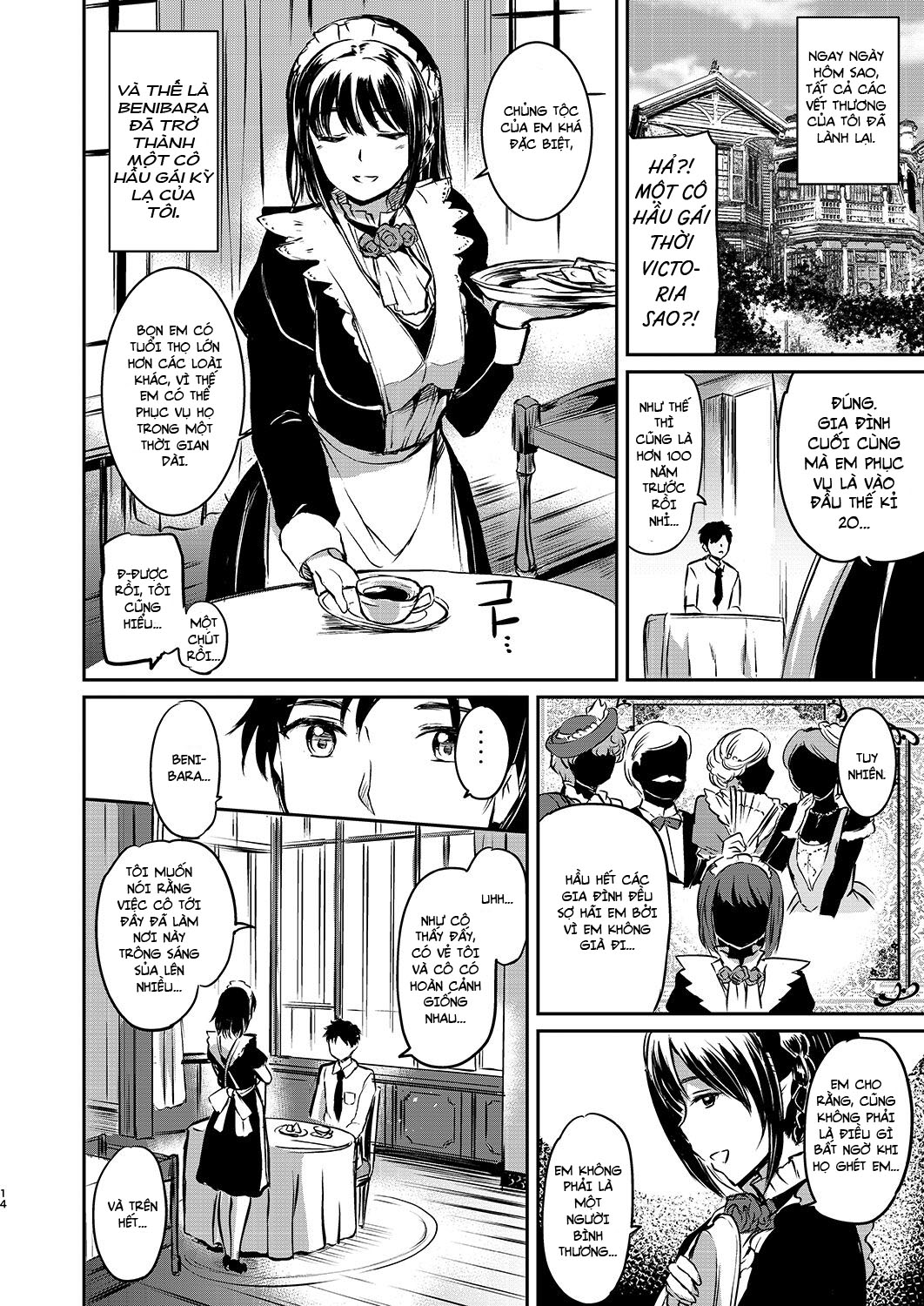HentaiVN.net - Ảnh 13 - Akuma De Maid - Chương 1