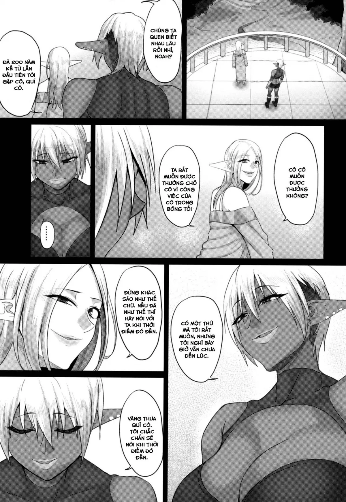 HentaiVN.net - Ảnh 12 - Takabisha Elf Kyousei Konin - Chap 3