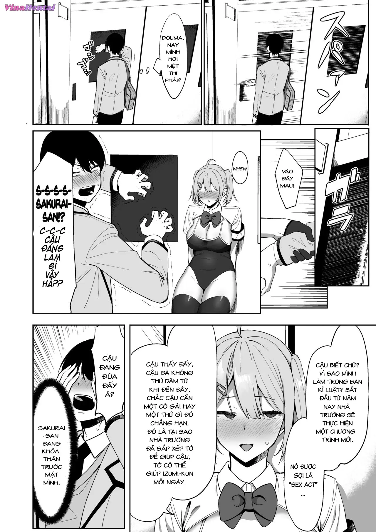 HentaiVN.net - Ảnh 12 - Fuuki Iin To Fuuzoku Katsudou [SEX ACTS With A Member Of The Public Moral Committee] - Chap 1