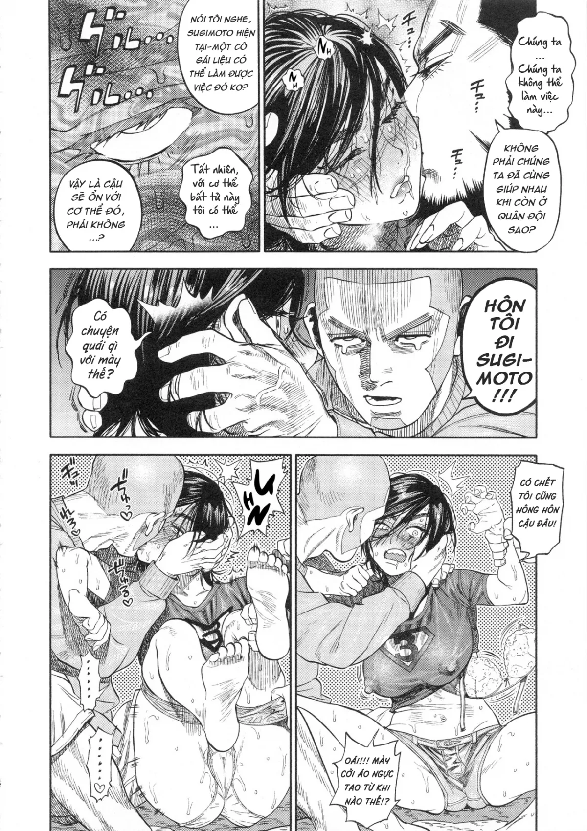 HentaiVN.net - Ảnh 12 - Phận Làm Con Gái!!! (Kiếp Gái Khổ Lắm, Sướng Gì Đâu Up Level) [Sugimoto-san to Rakko Nabe Shiyou; Let's Have Some Sea Otter Meat With Sugimoto-san] - Oneshot